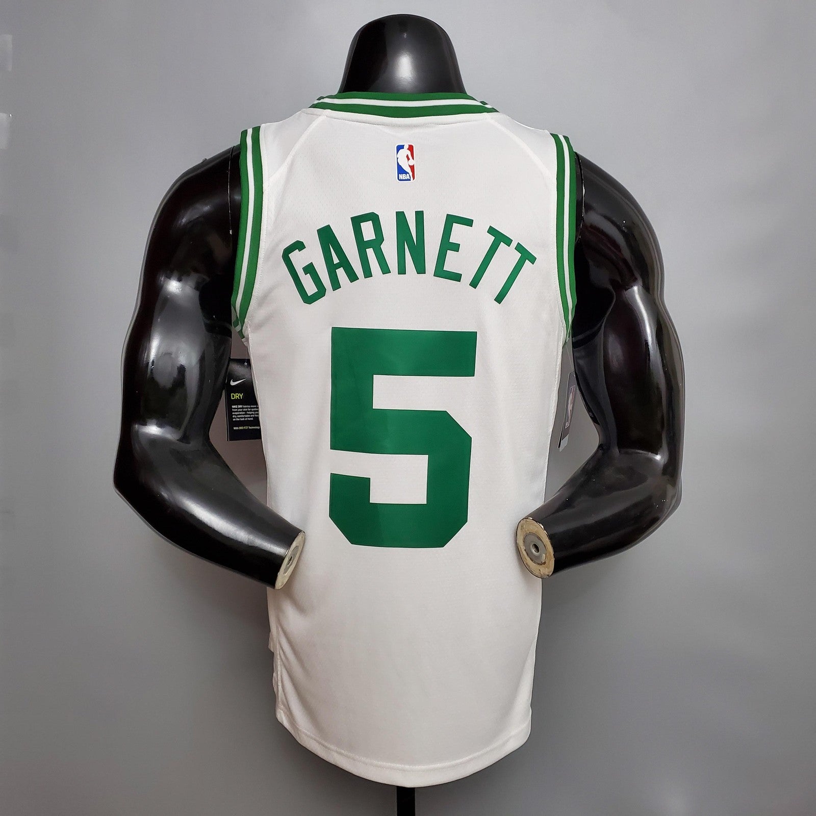 Garnett#5 Celtics White Nba Jersey Nike Connect Recognition