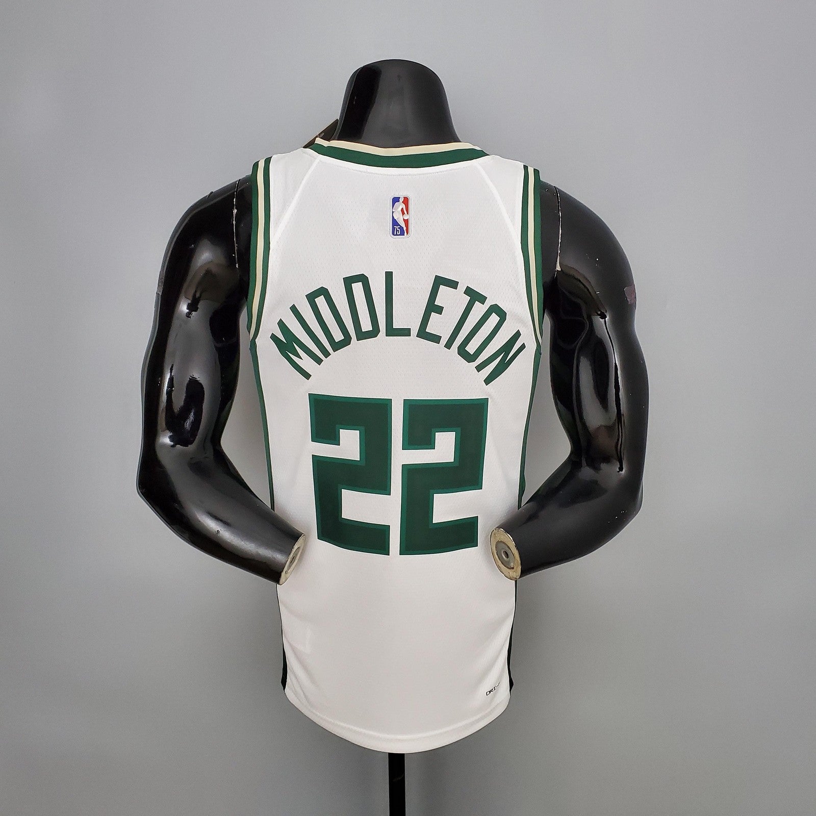 2022 Middleton #22 Bucks White Nba Jersey