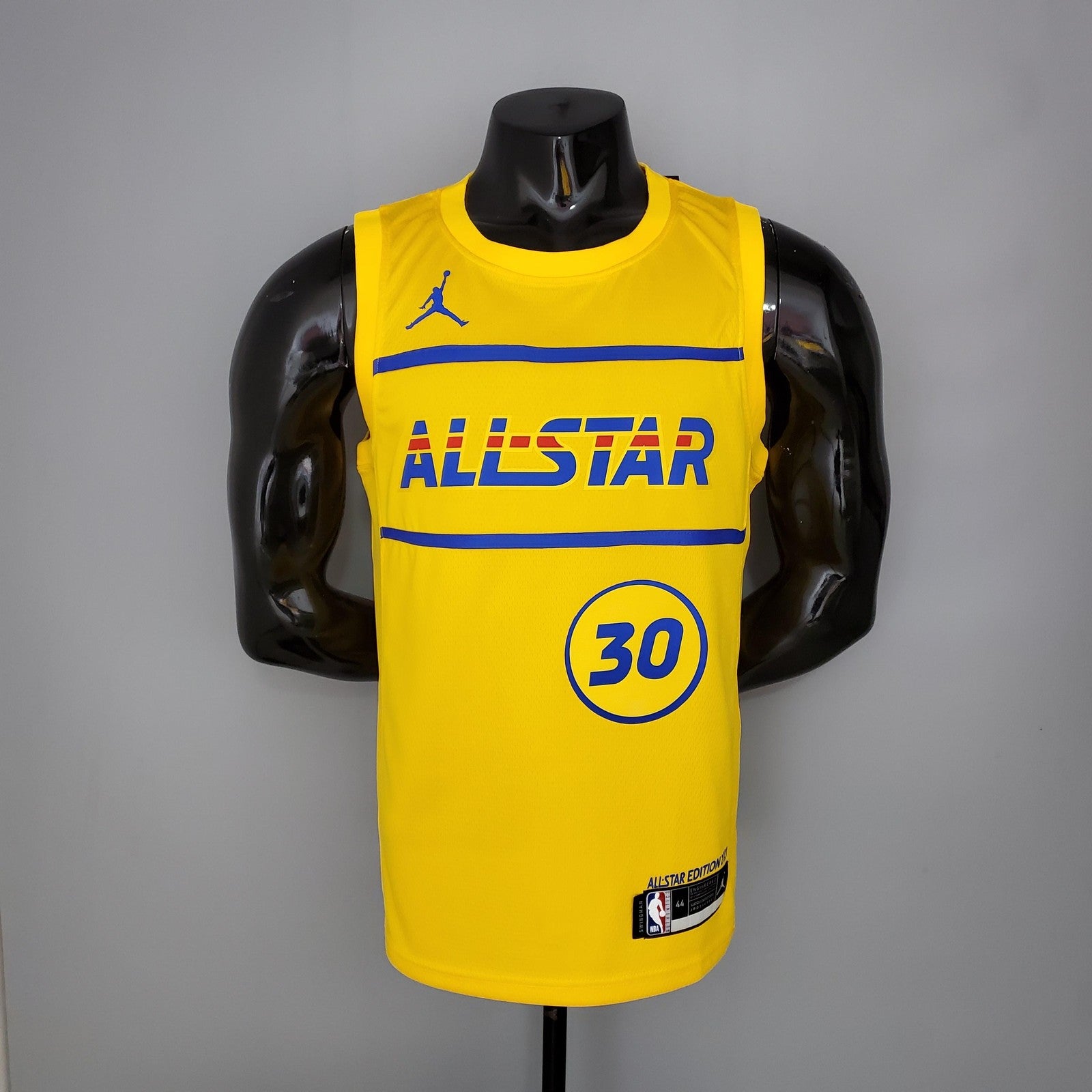 2021 Curry#30 All Star Yellow Nba Jersey