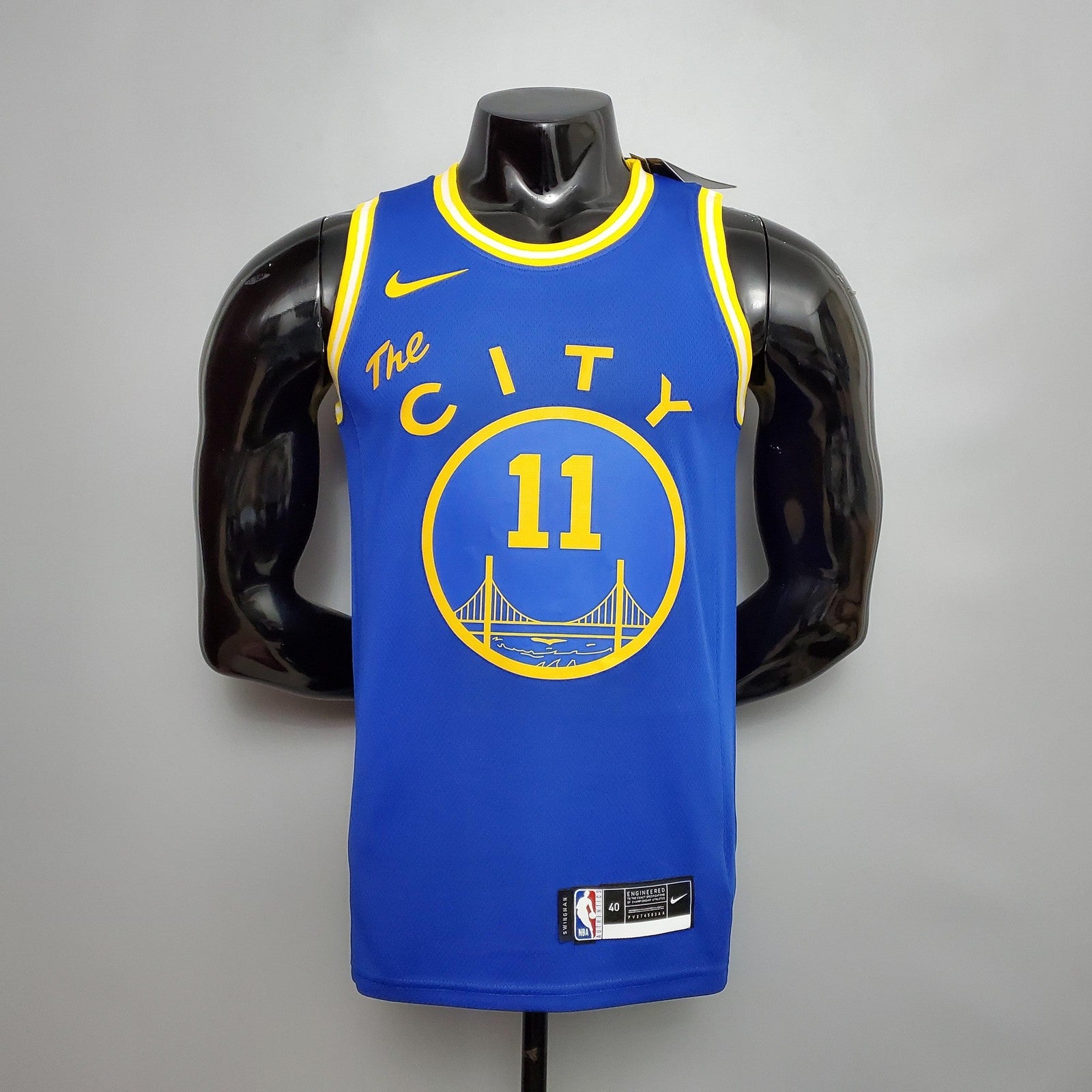 Tram Version Thompson#11 Golden State Warriors Blue Nba Jersey