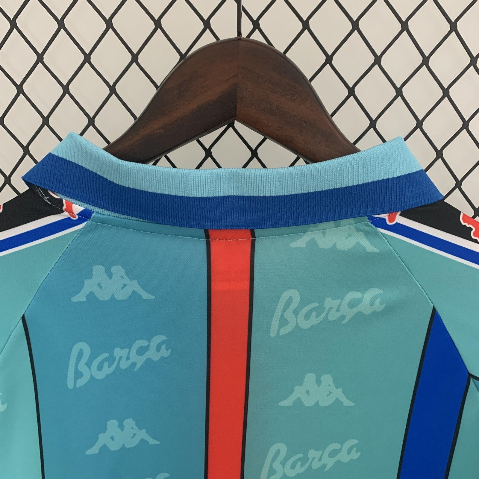 Retro Long Sleeve Barcelona 96 97 Away