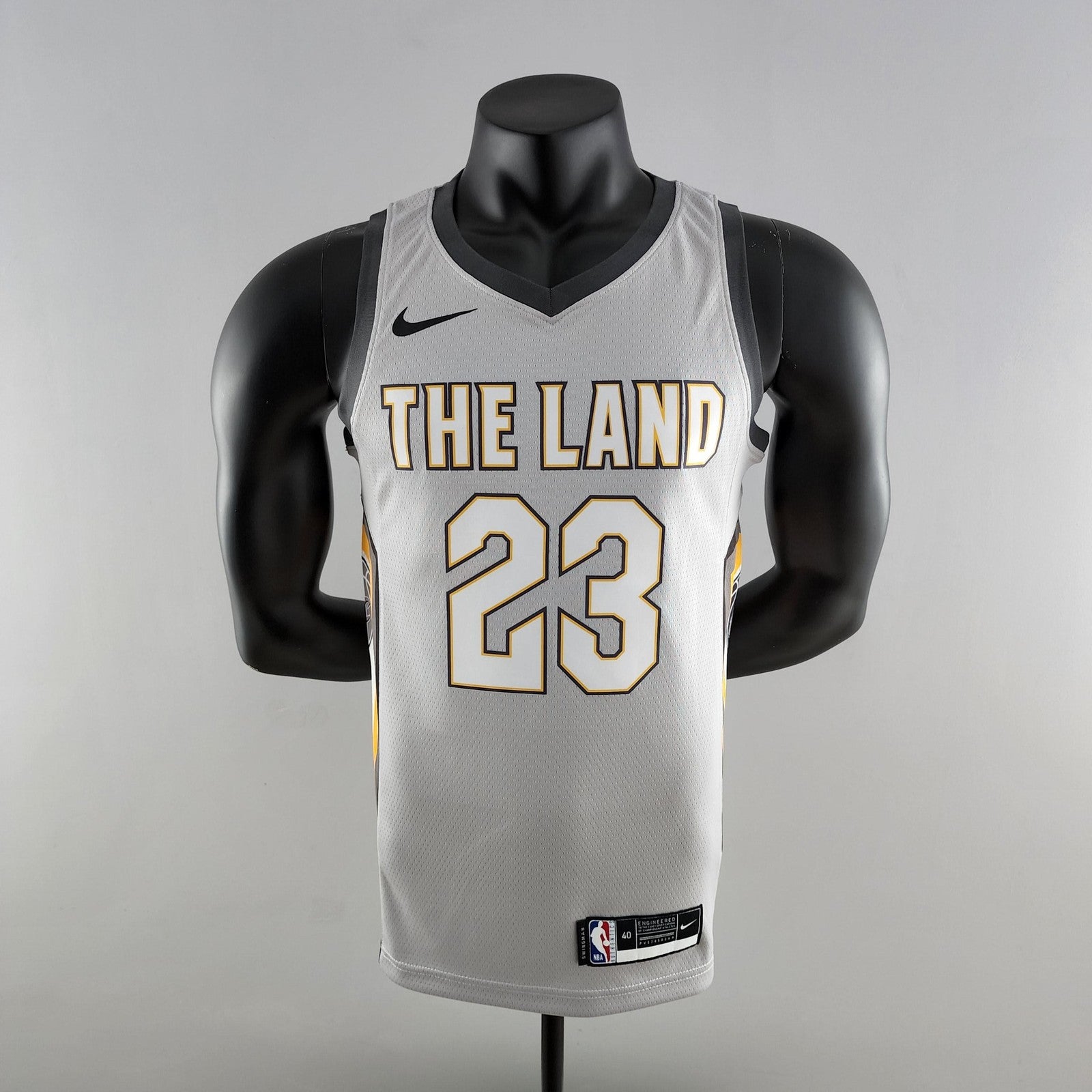 2018 James #23 Cleveland Cavaliers Grey Nba Jersey
