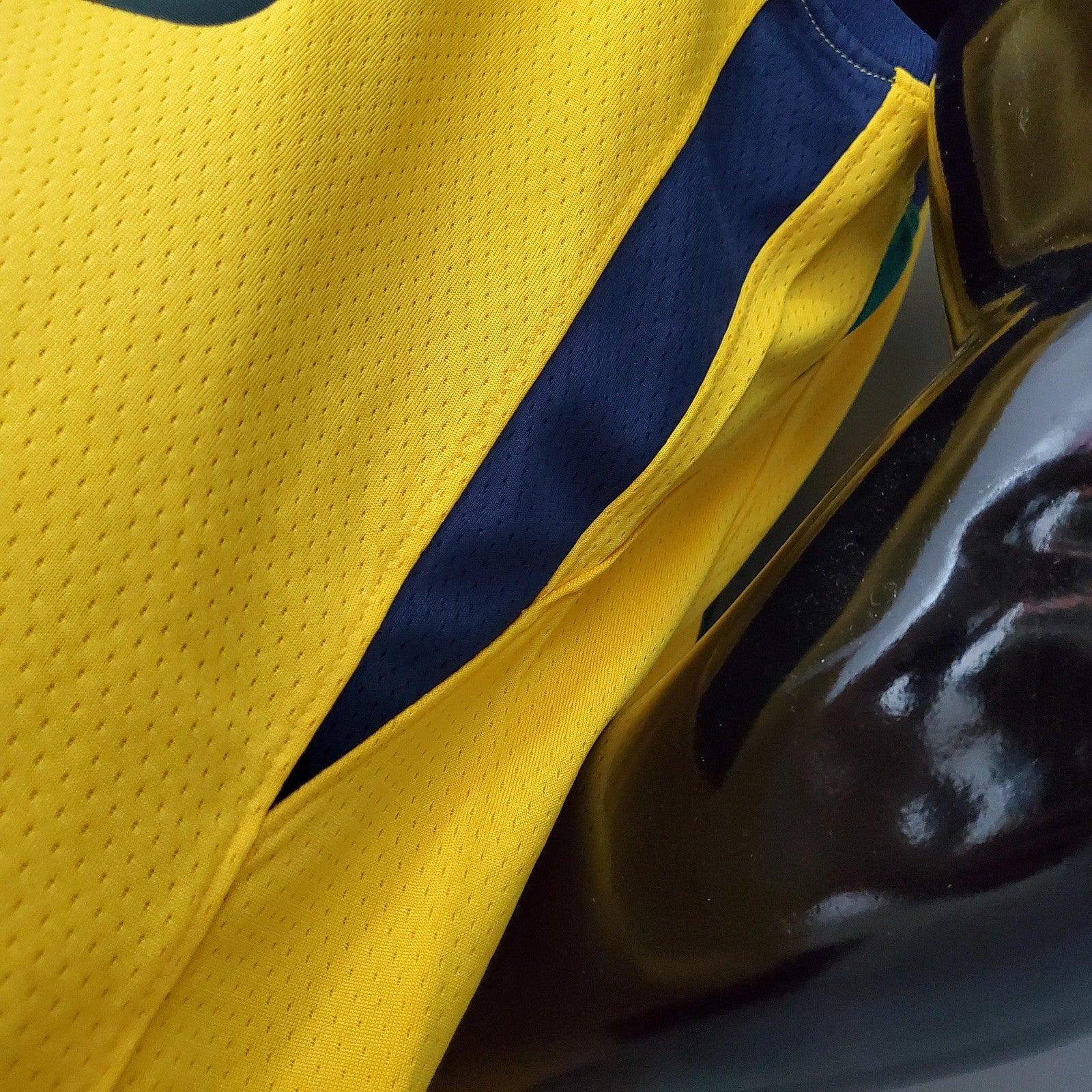 2021 Mithcell#45 Jazz Jordan Theme Yellow Nba Jersey