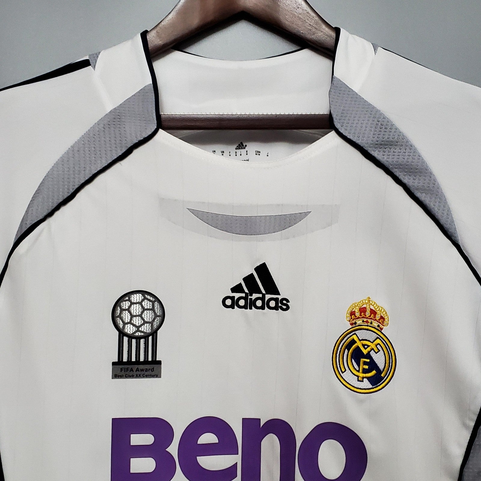 Retro Real Madrid Long Sleeve 06 07 Home