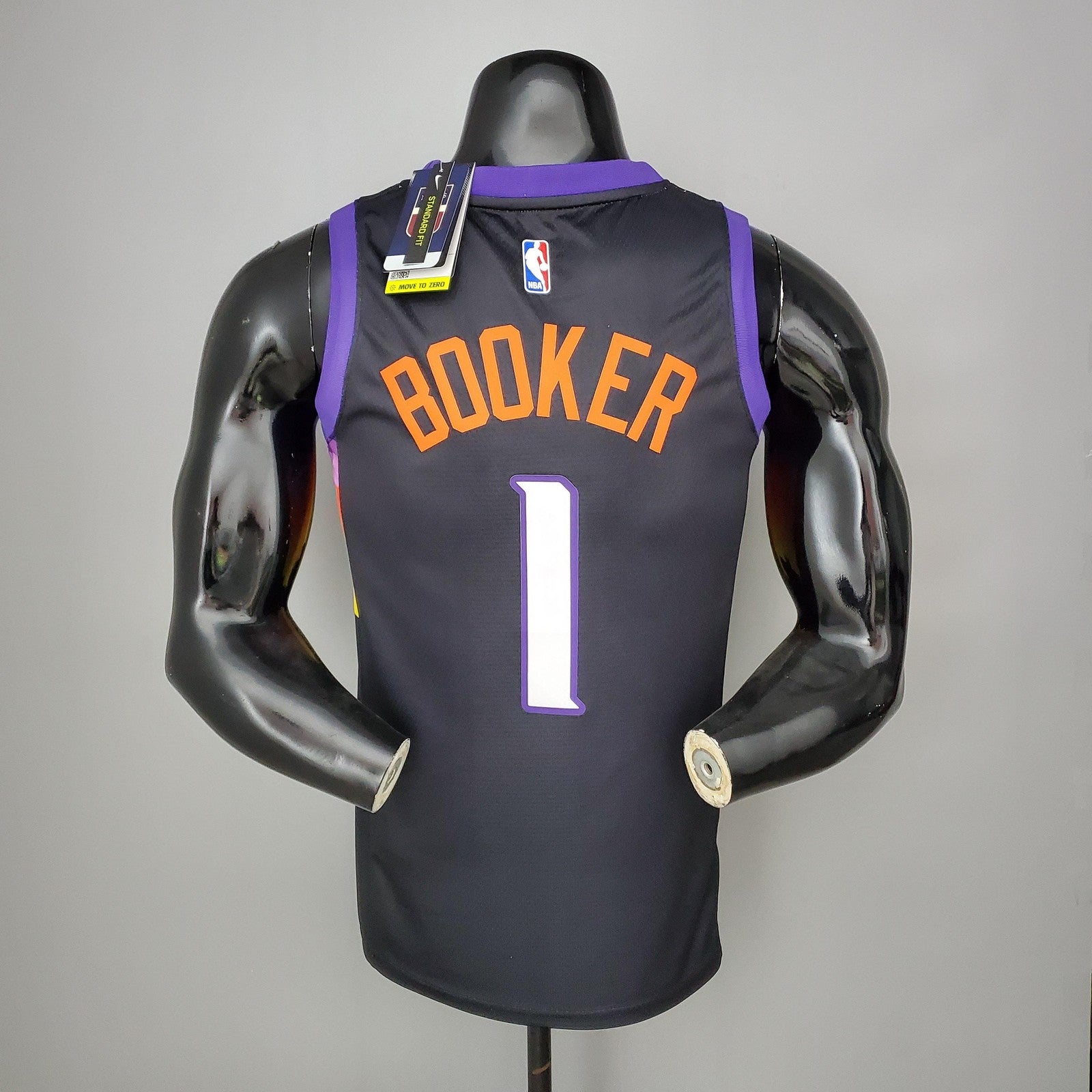 New Booker#1 Suns City Edition Black Nba Jersey