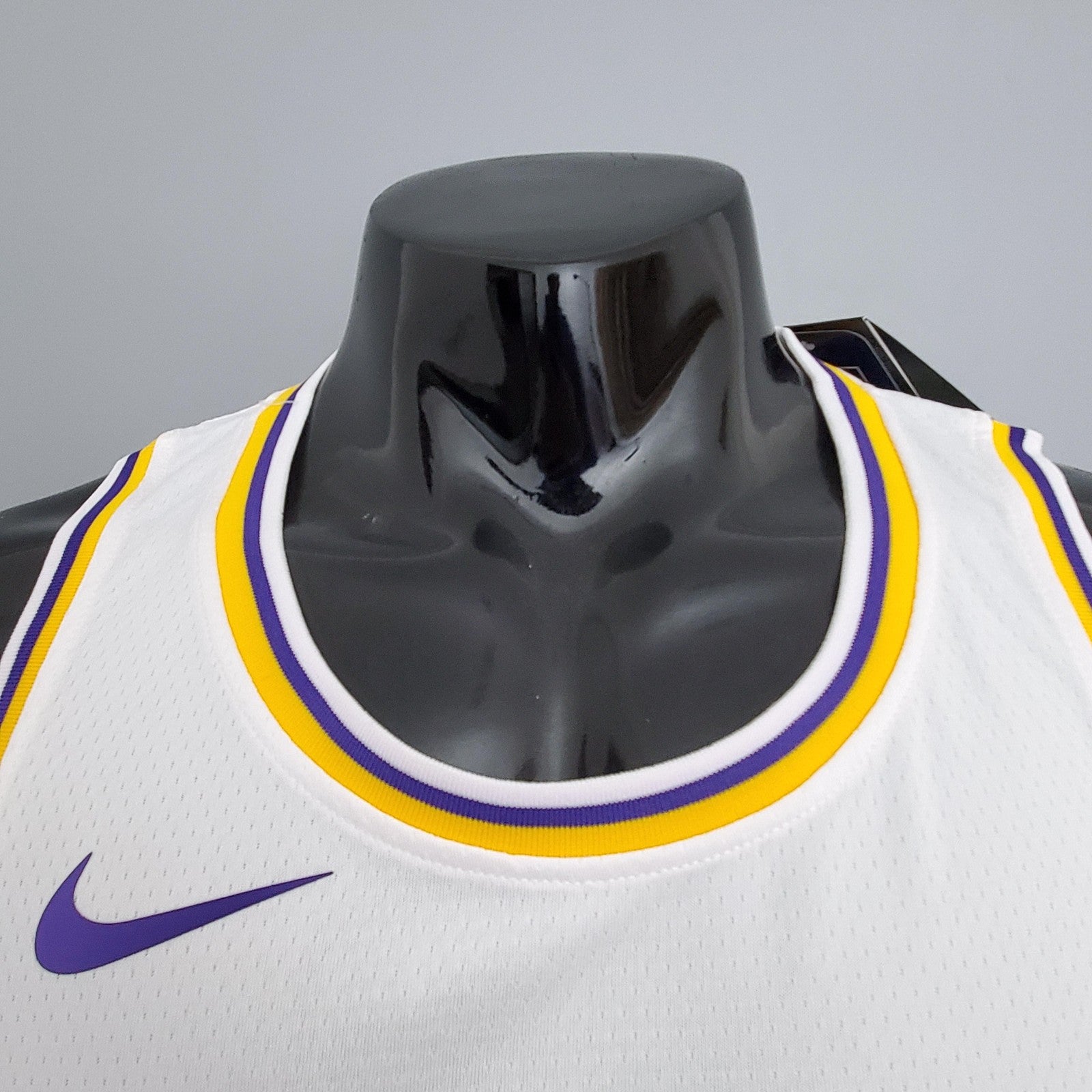 Los Angeles Lakers Rondo#4 Crew Neck White Nba Jersey