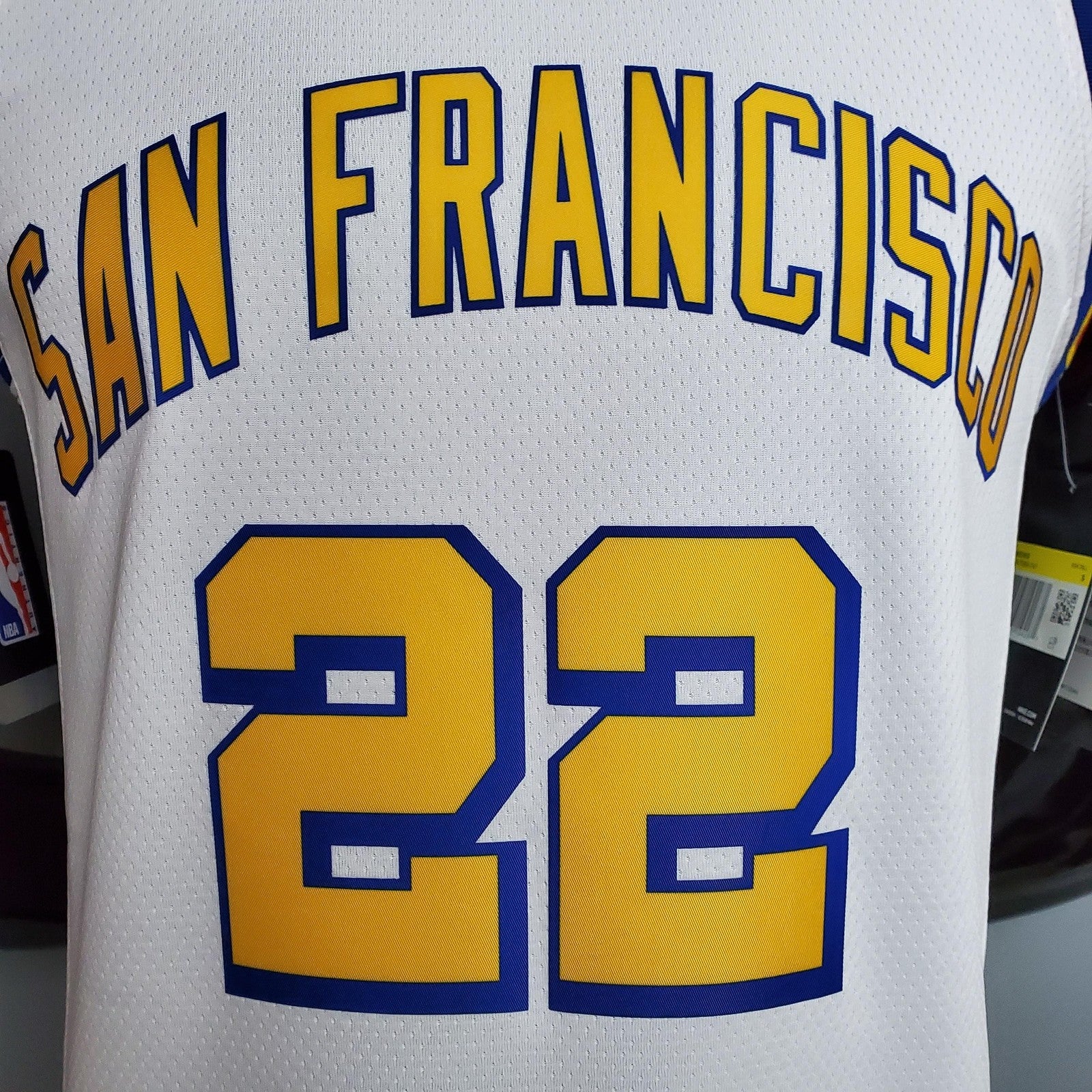 Warriors San Francisco Wiggins#22 White