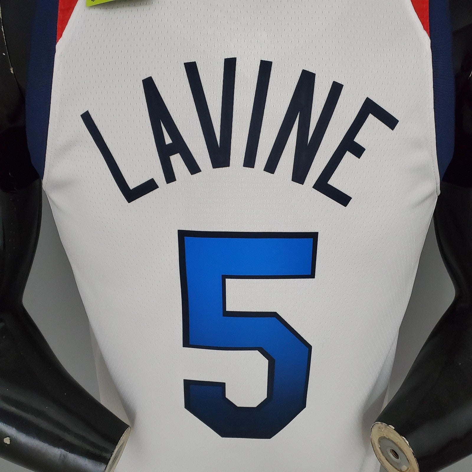 2021 Olympic Games Laviine#5 Usa Team Usa White Red Nba Jersey