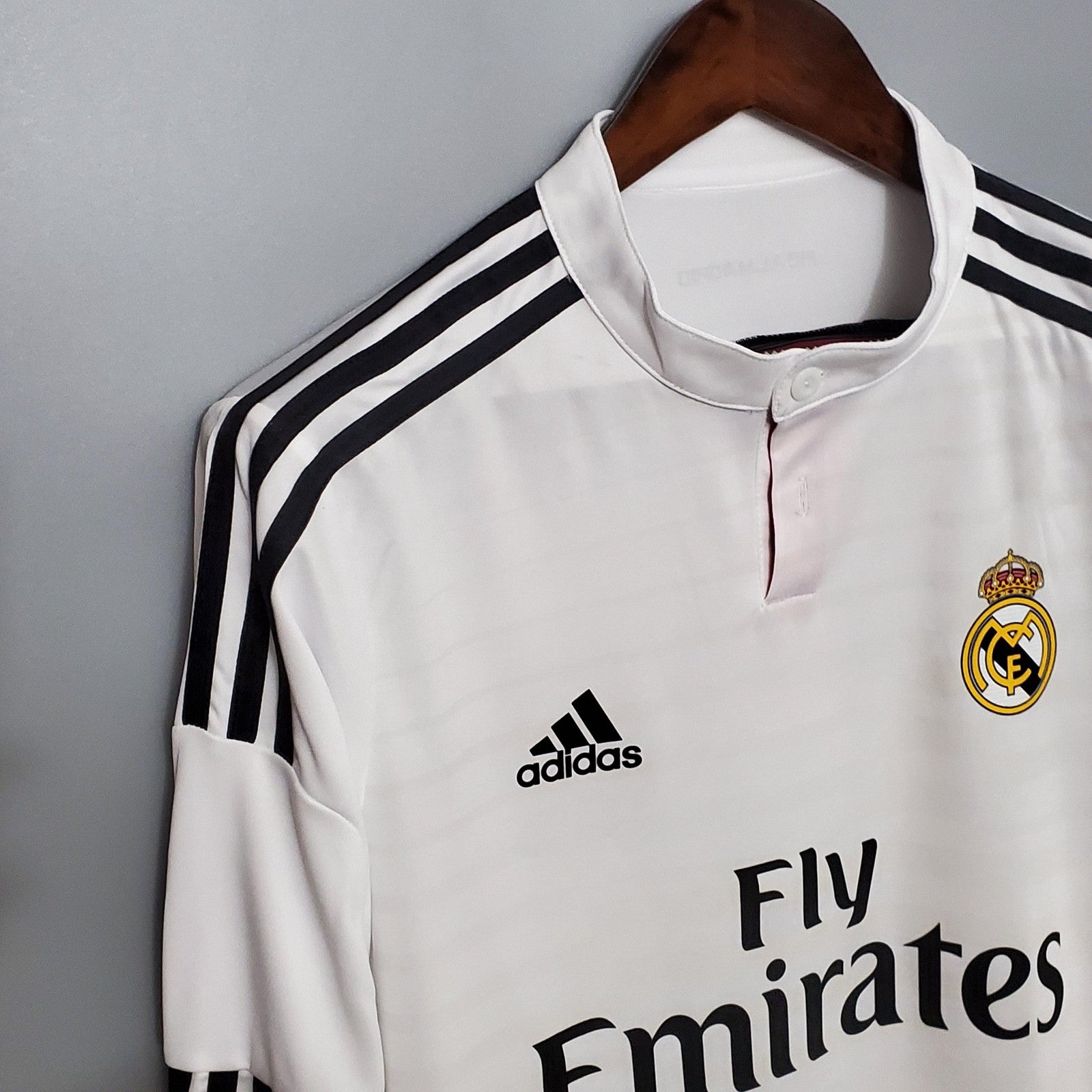 Retro Long Sleeve Real Madrid 14 15 Home