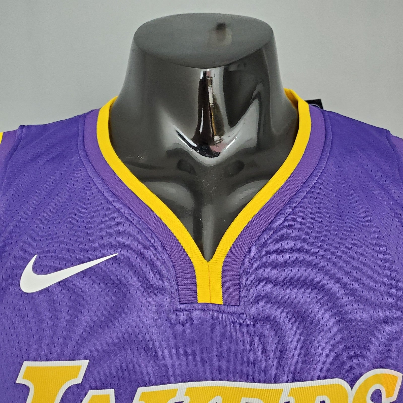 Anthony#7 Los Angeles Lakers Purple Yellow Side Nba Jersey V