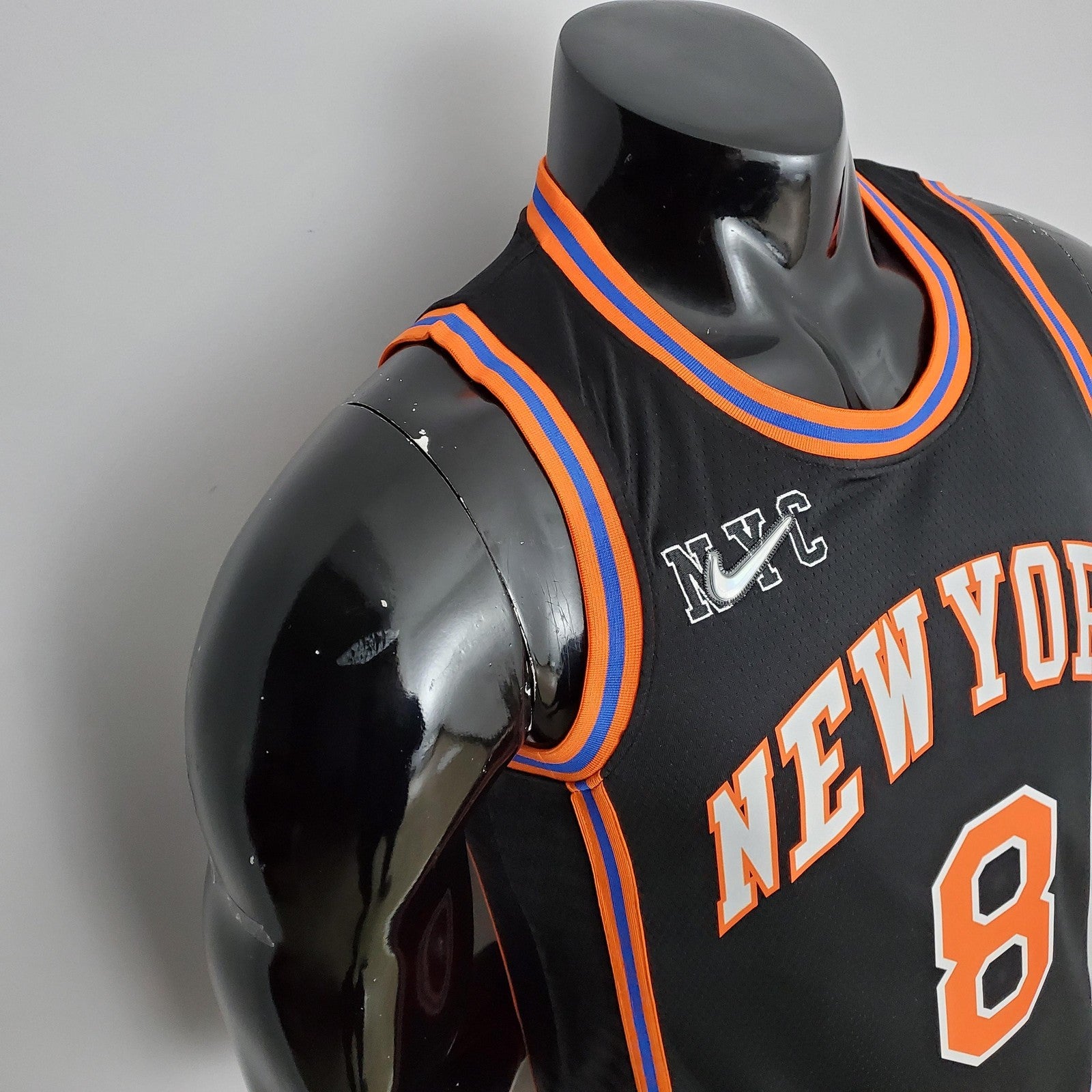 2022 Season Walker #8 Knicks Urban Edition Black Nba Jersey