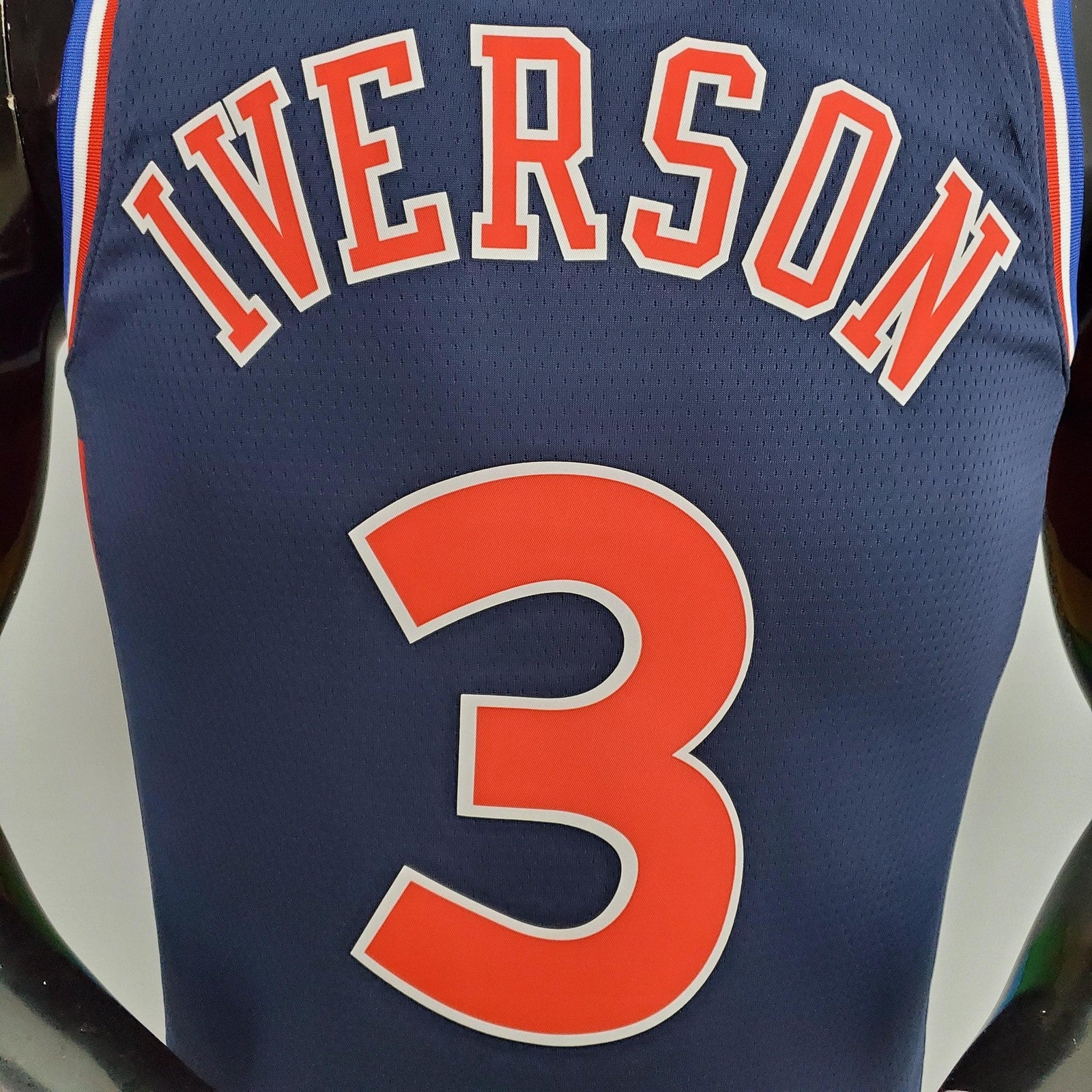 2022 Iverson#3 76ers Royal Blue Nba Jersey