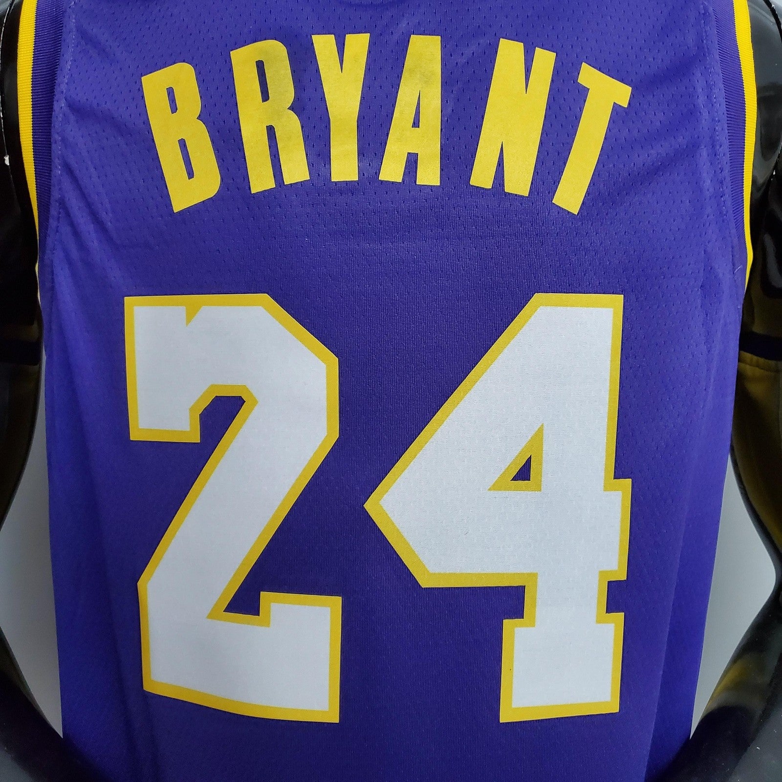 Bryant #24 Lakers Purple Yellow Side Nba Jersey Nike Connect Recognition