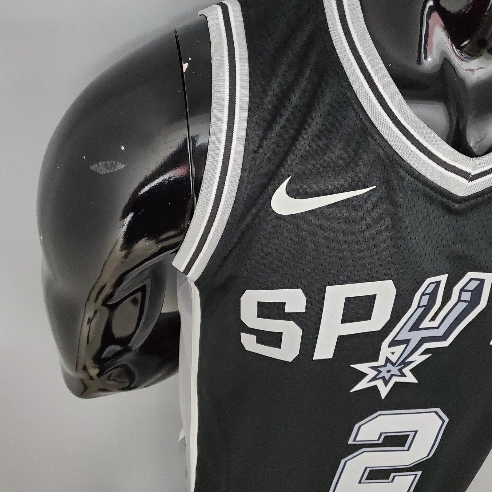 Leonard#2 Spurs Black Nba Jersey
