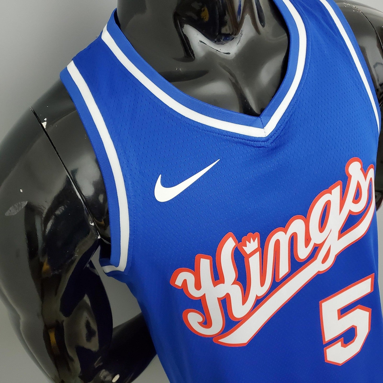 Kings Fox #5 Blue Nba Jersey