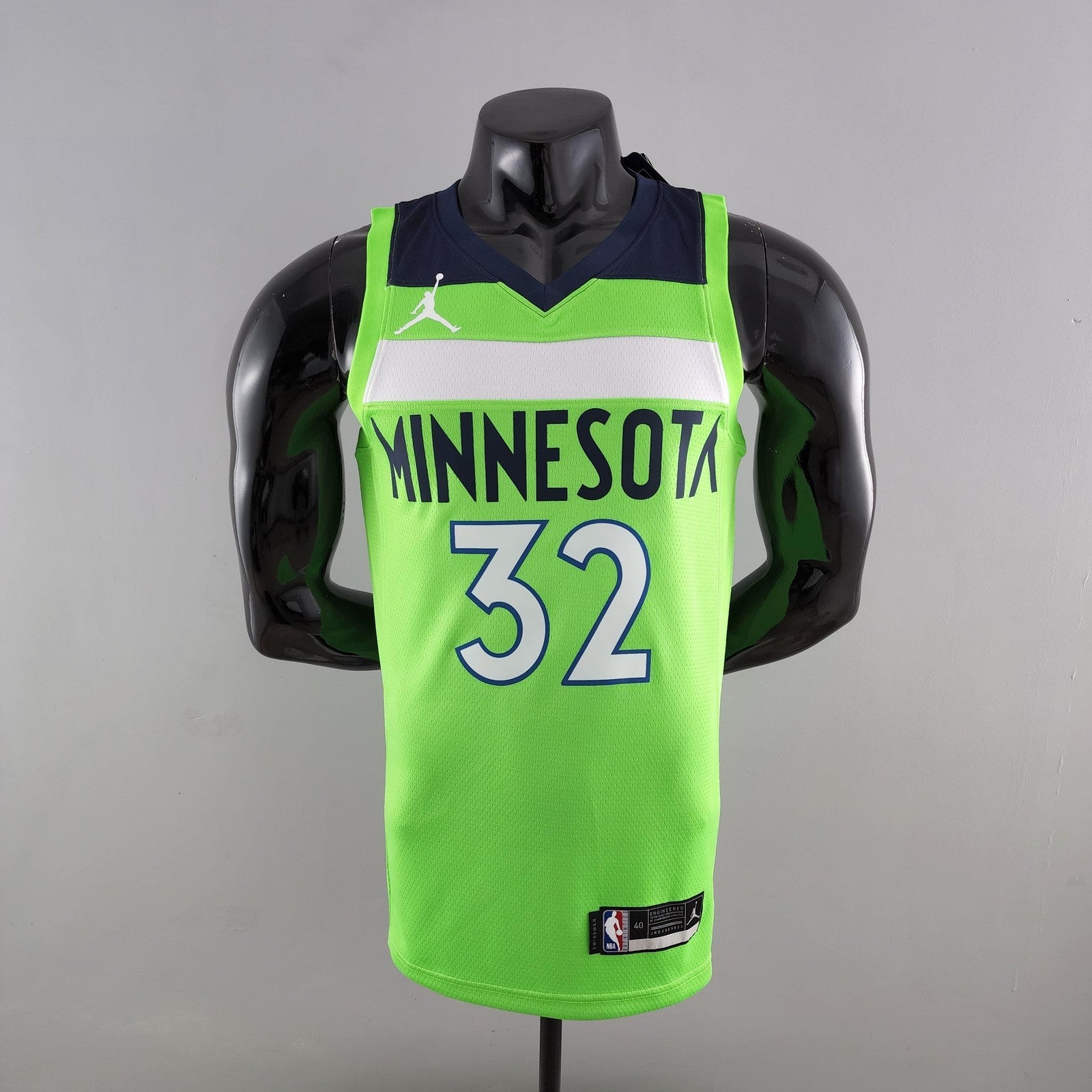 Minnesota Timberwolves Towns#32 Air Jordan Nba Jersey Blue