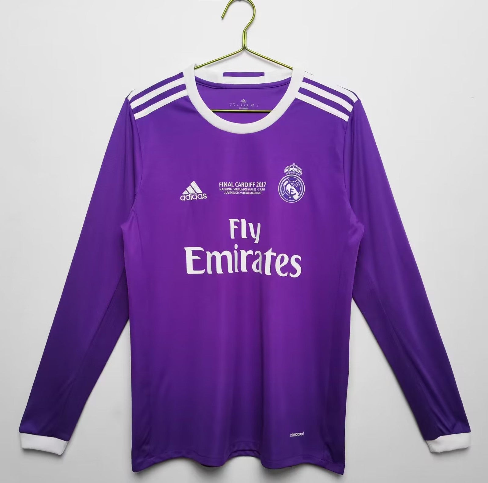 Retro Long Sleeve Real Madrid 16 17 Away