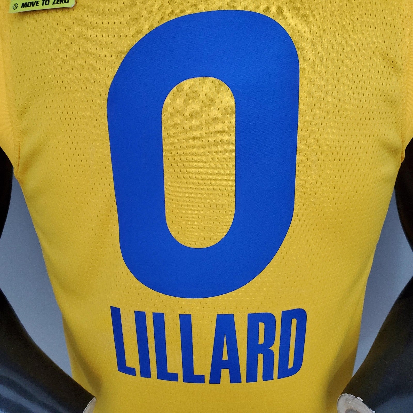 2021 Lillaro#0 All Star Yellow Nba Jersey