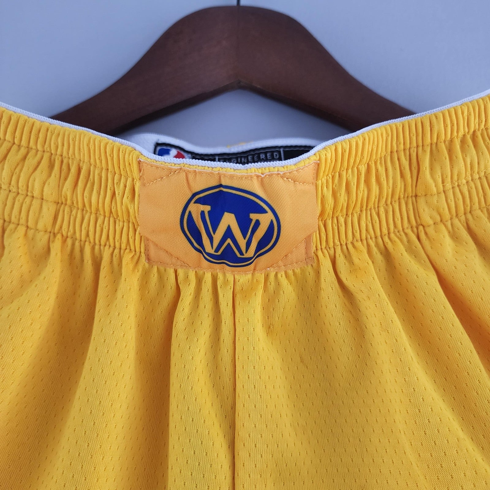 Golden State Warriors Air Jordan Nba Shorts Yellow