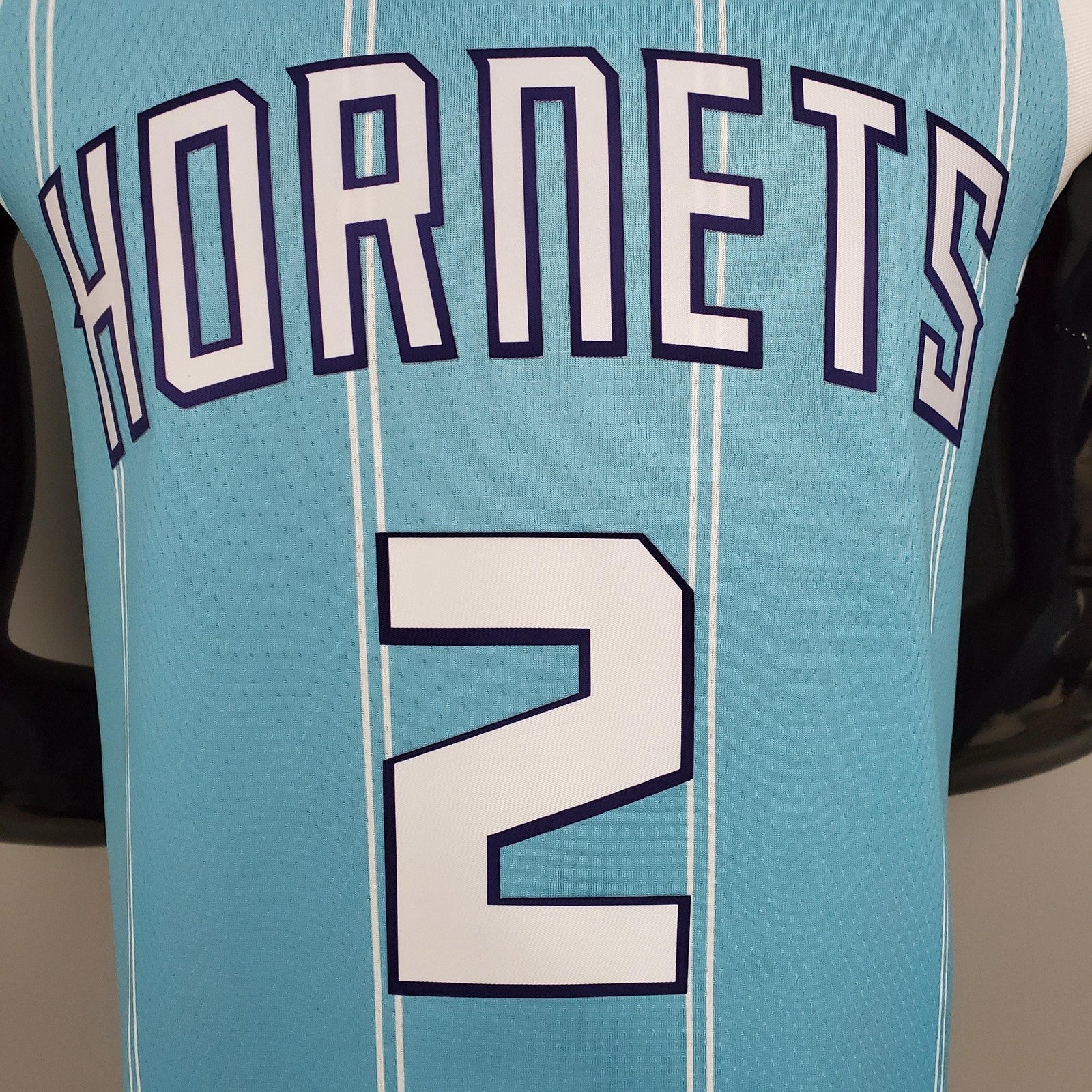 New Hornets Ball#2 Blue Nba Jersey