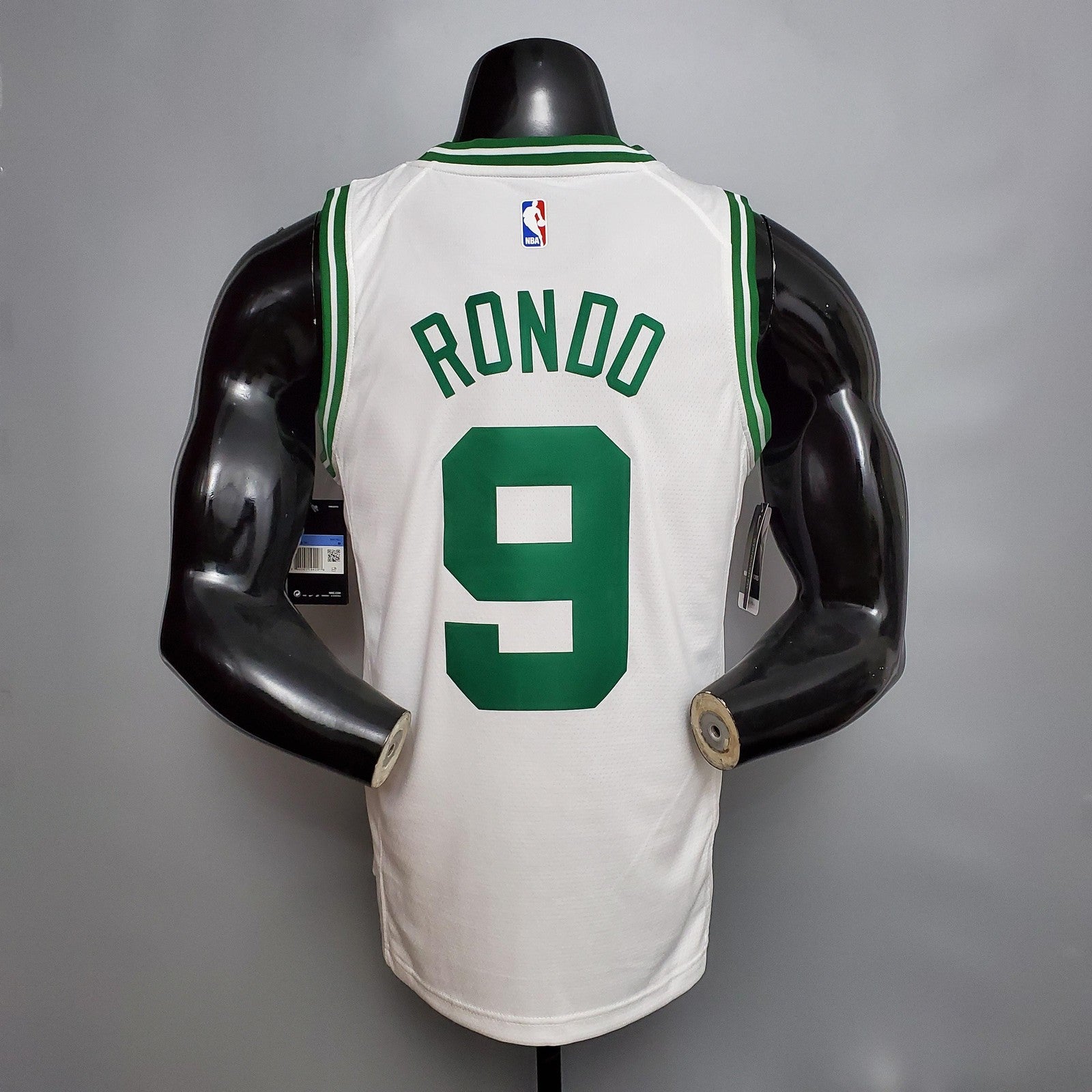 Rondo#9 Celtics White Nba Jersey Nike Connect Recognition
