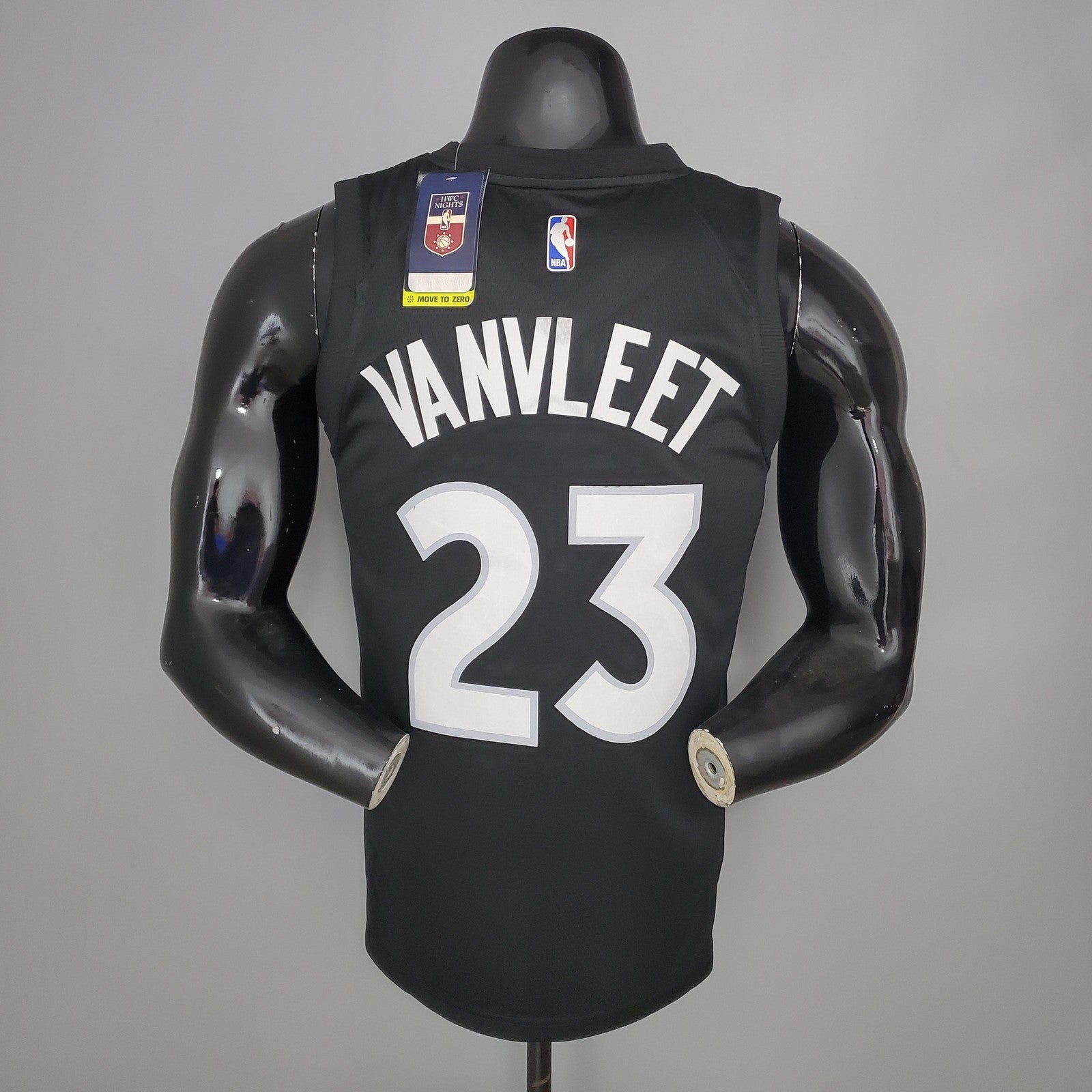Vanvleet#23 2021 Raptors Bonus Edition Purple and Black Nba Jersey