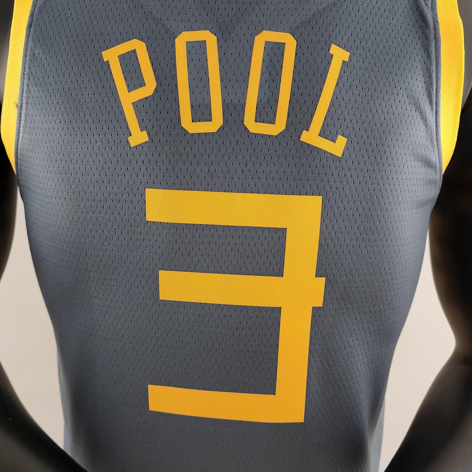 2018 Poole#3 Golden State Warriors Grey Nba Jersey