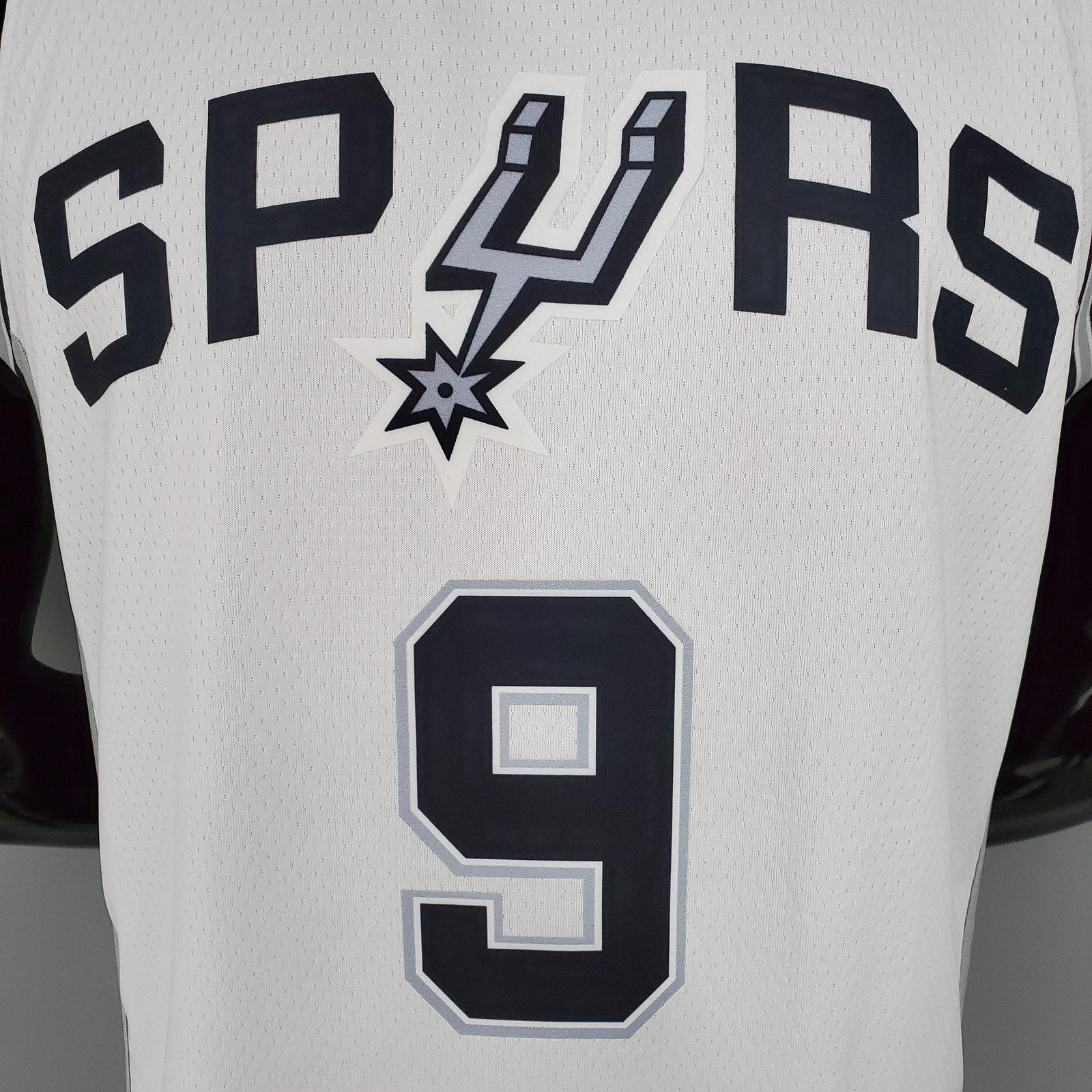 Parker#9 Spurs White Nba Jersey