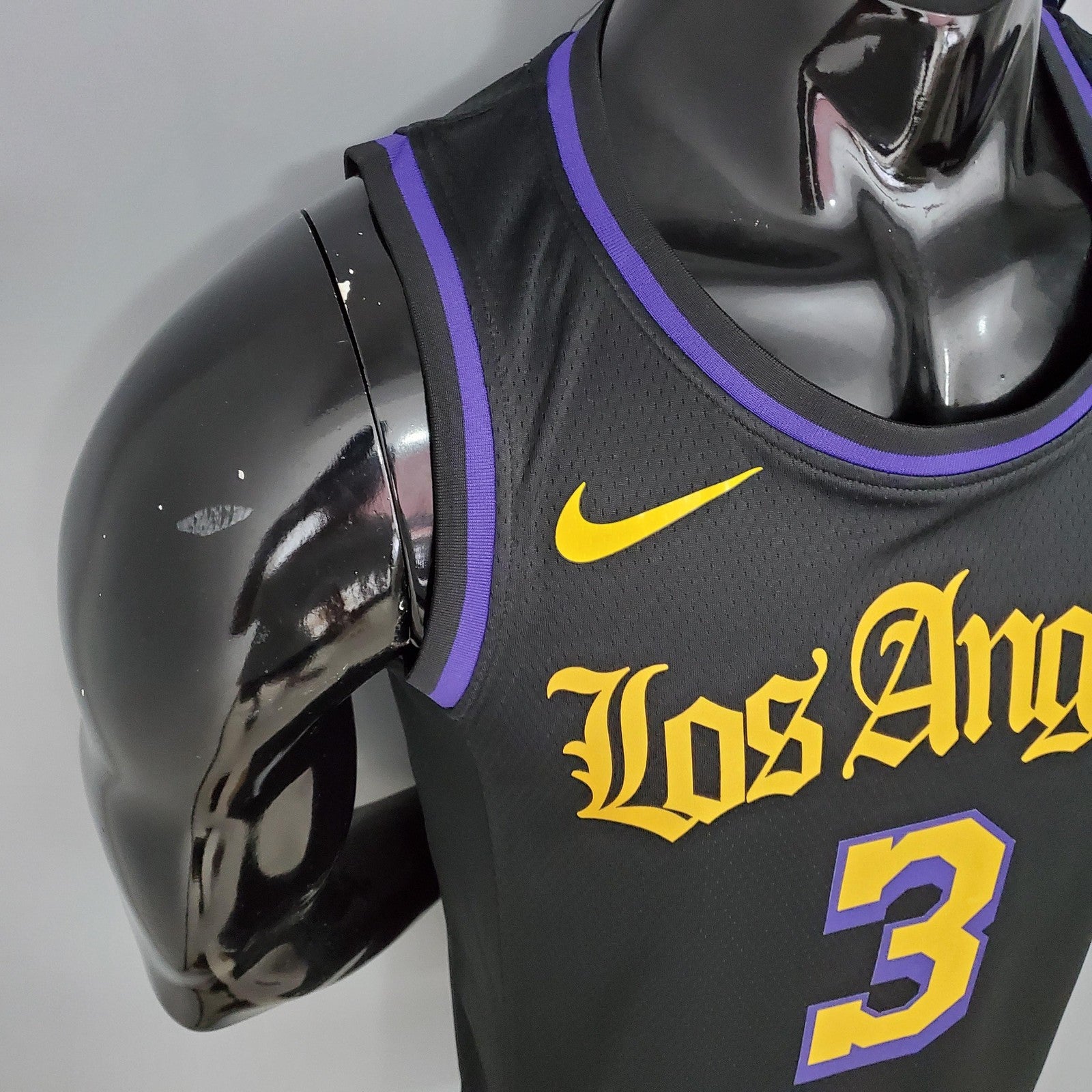2021 Young#0 Los Angeles Lakers Black Latin Black Nba Jersey 2