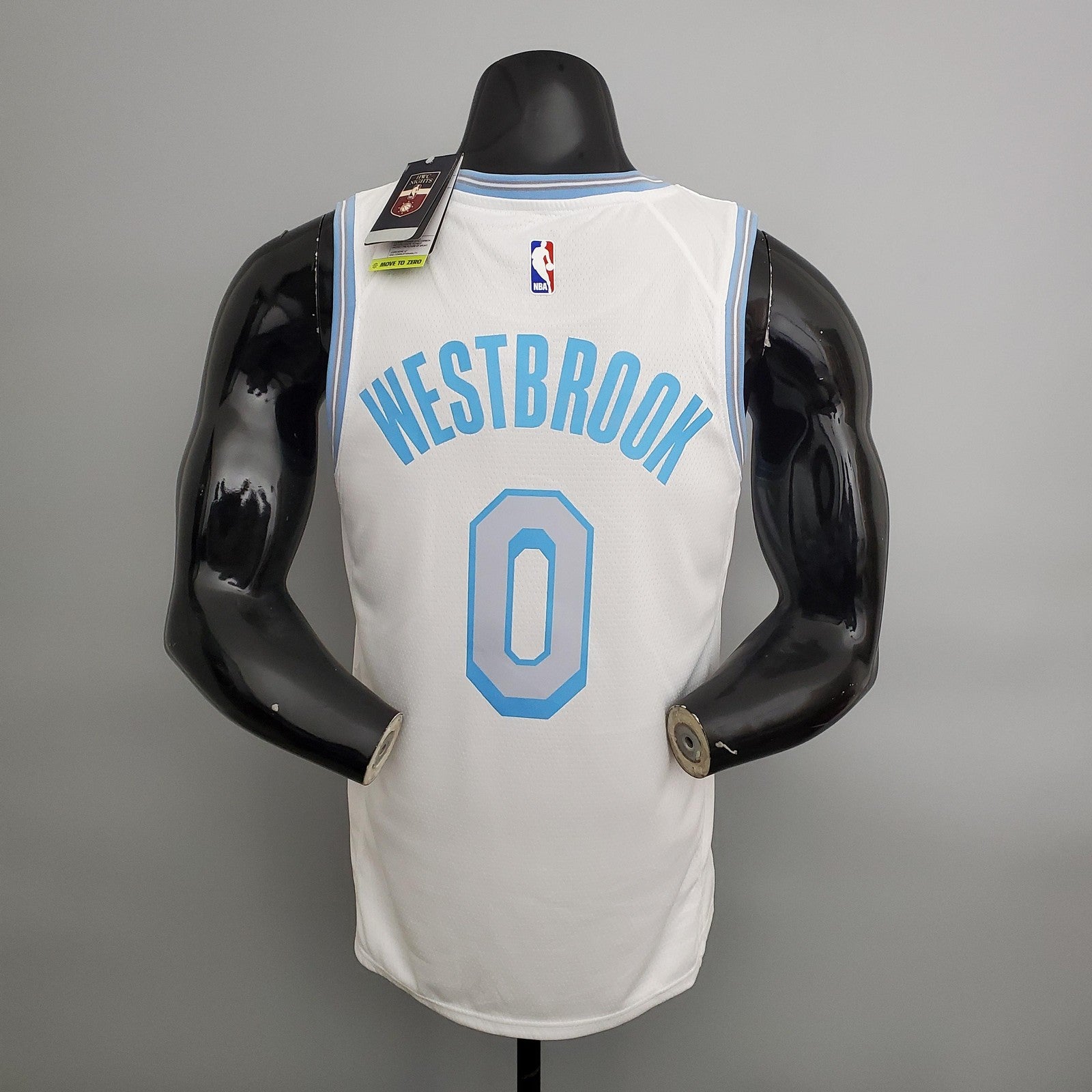 2021 Westbrook#0 Lakers Retro White Nba Jersey