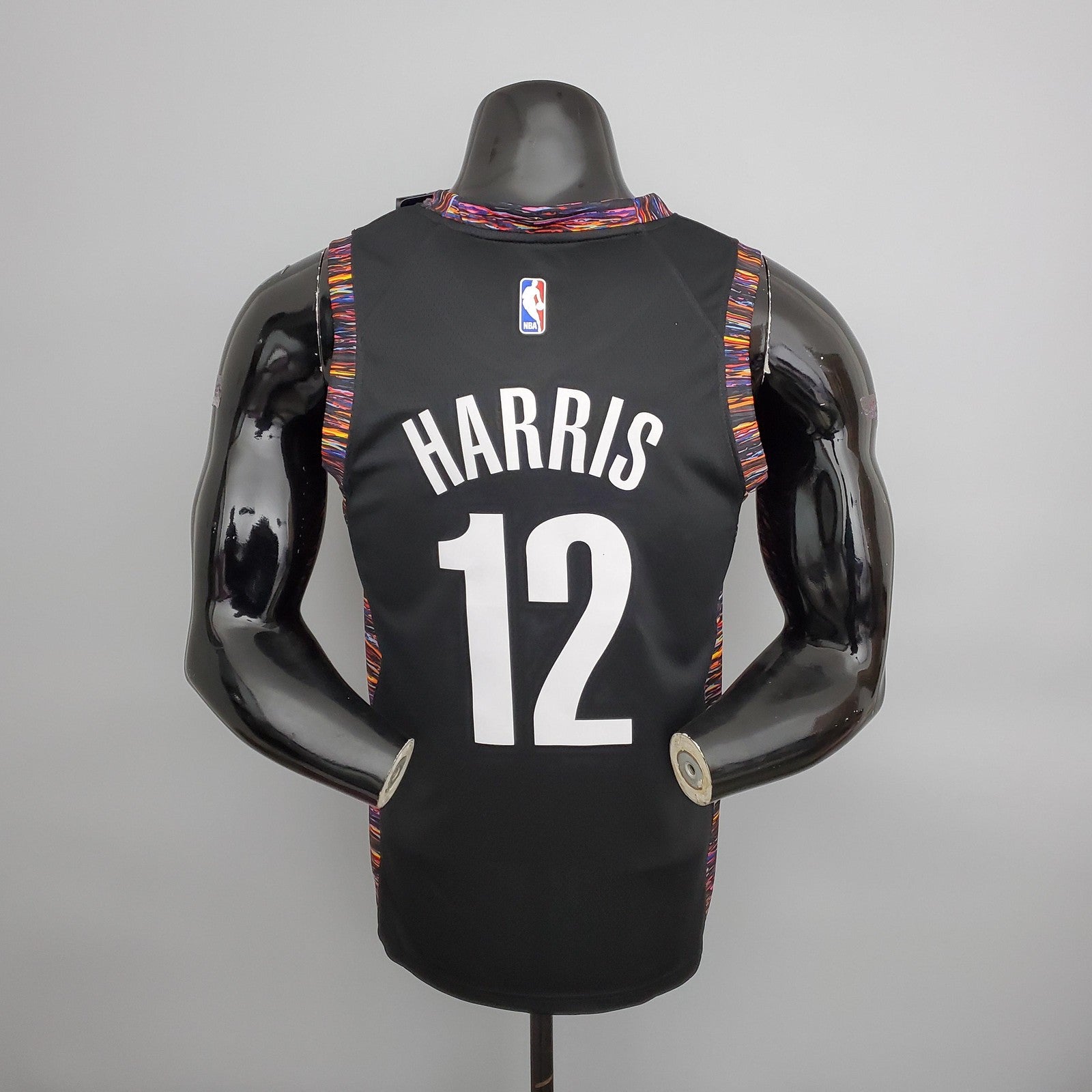 Harris#12 Brooklyn Nets City Version Black Nba Jersey