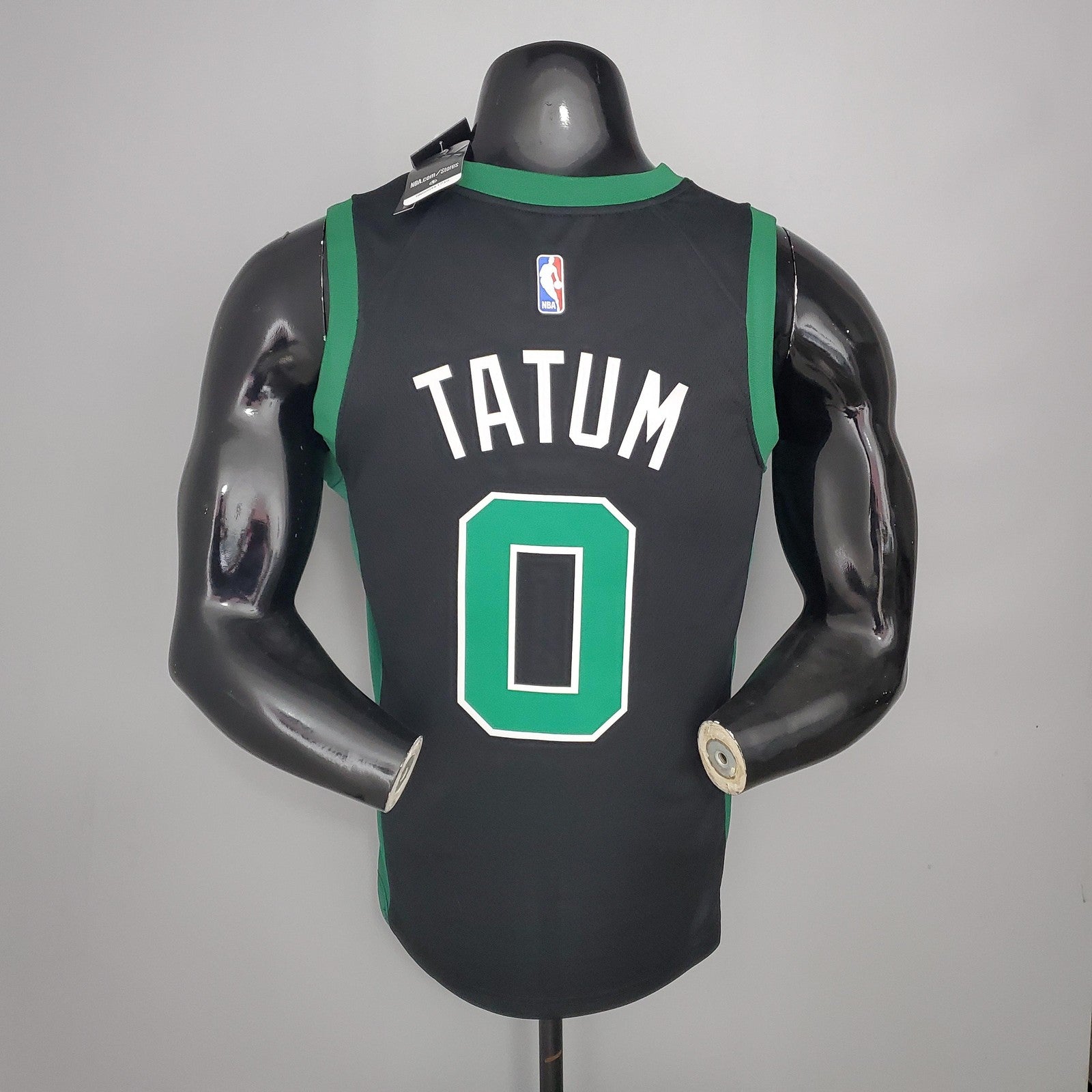 Tatum #0 Celtics White Jordan Theme Black Nba Jersey