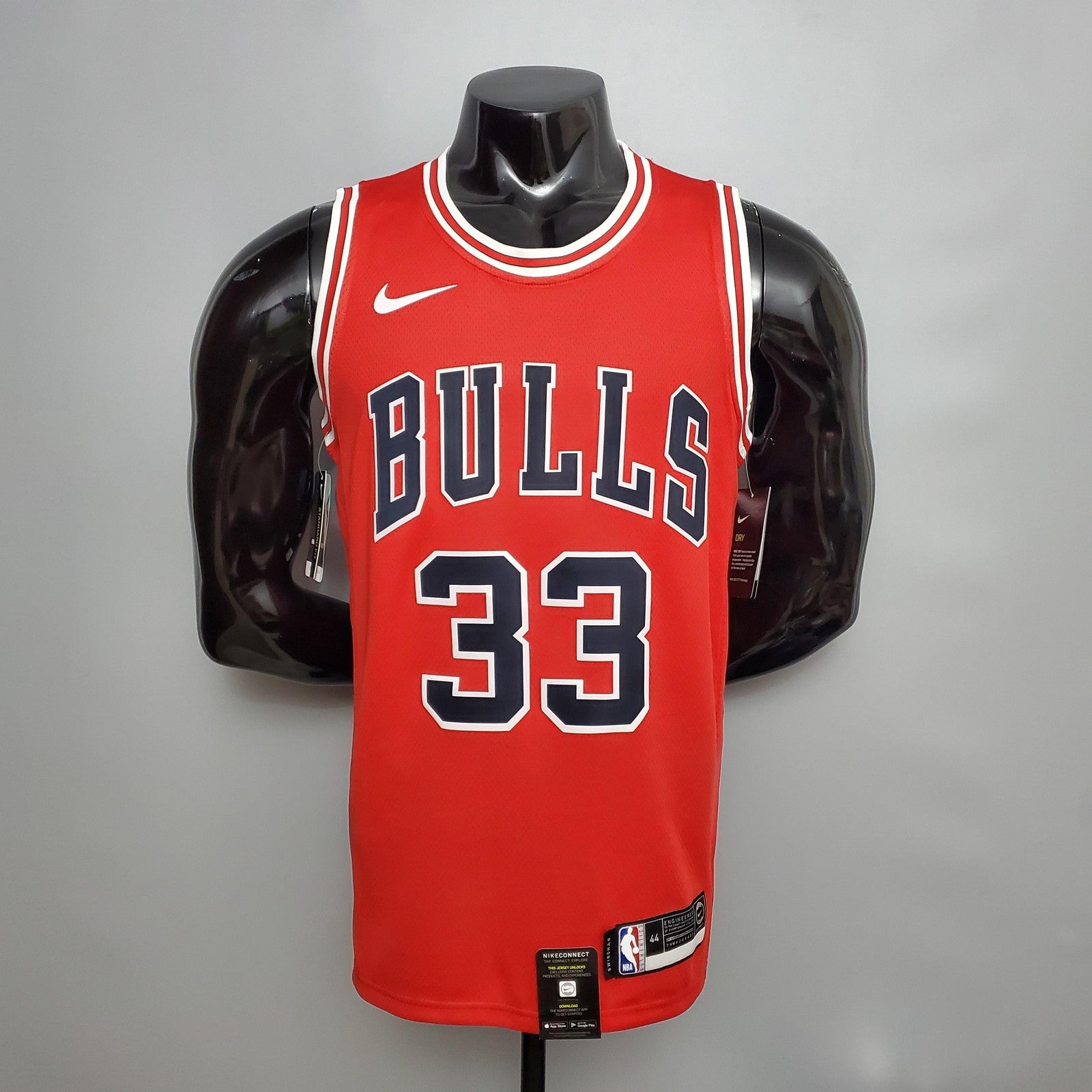 Pippen#33 Chicago Bulls Nba Jersey Nike Connect Recognition