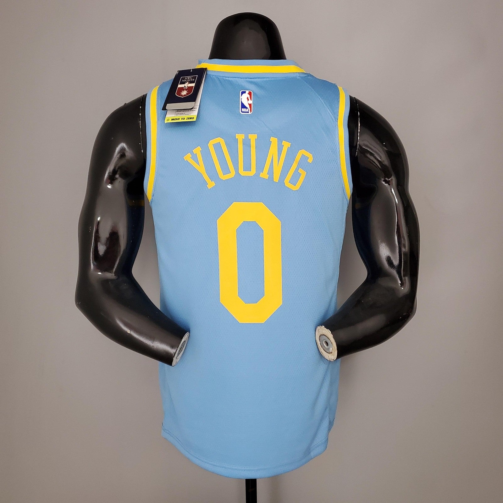 2021 Young#0 Los Angeles Lakers Minneapolis Edition Blue Nba Jersey