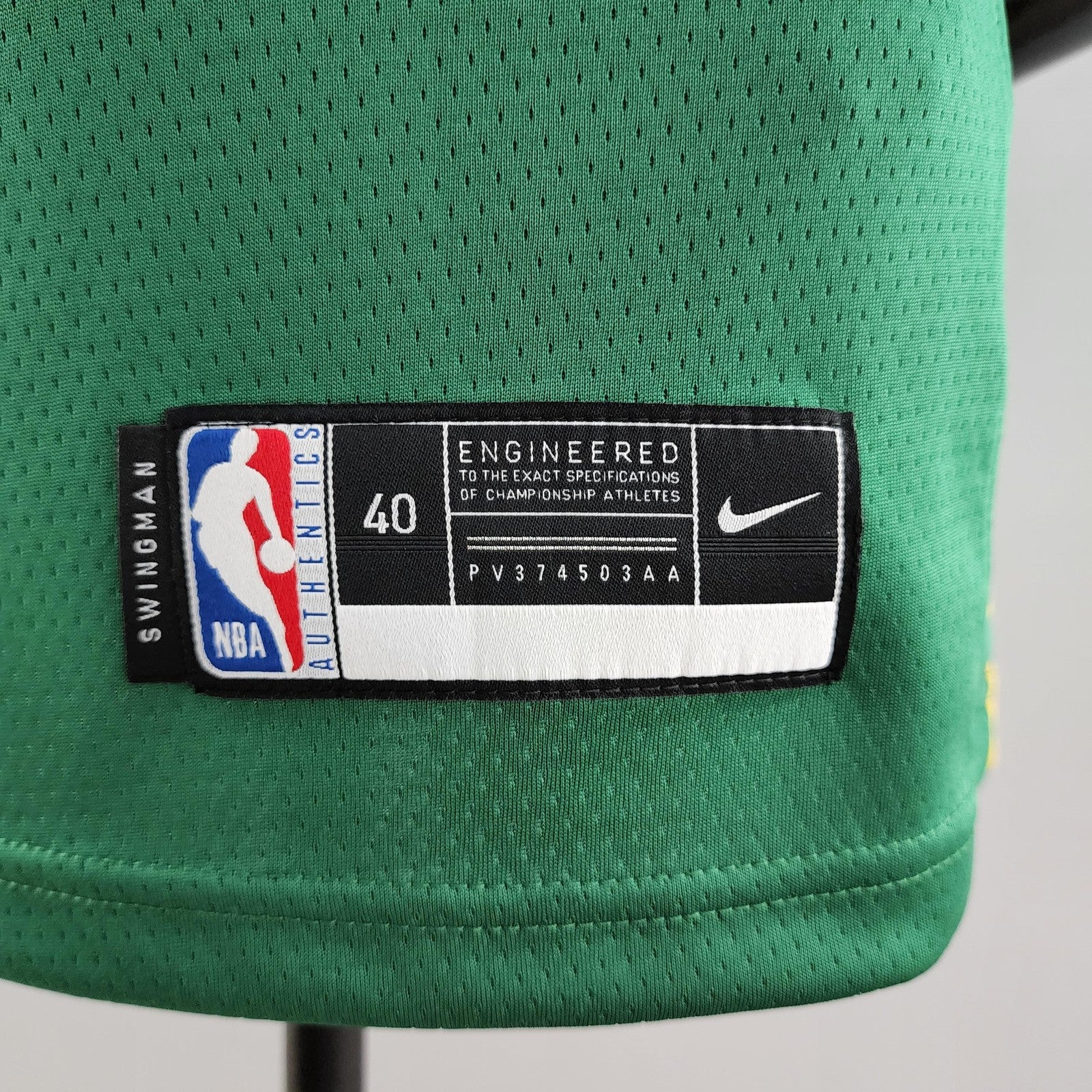 Boston Celtics Tatum #0 Green Gold Nba Jersey