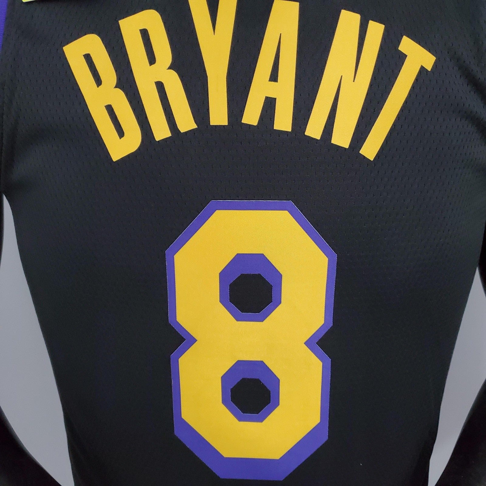 2021 Bryant#8 Los Angeles Lakers Black Latin Black Nba Jersey