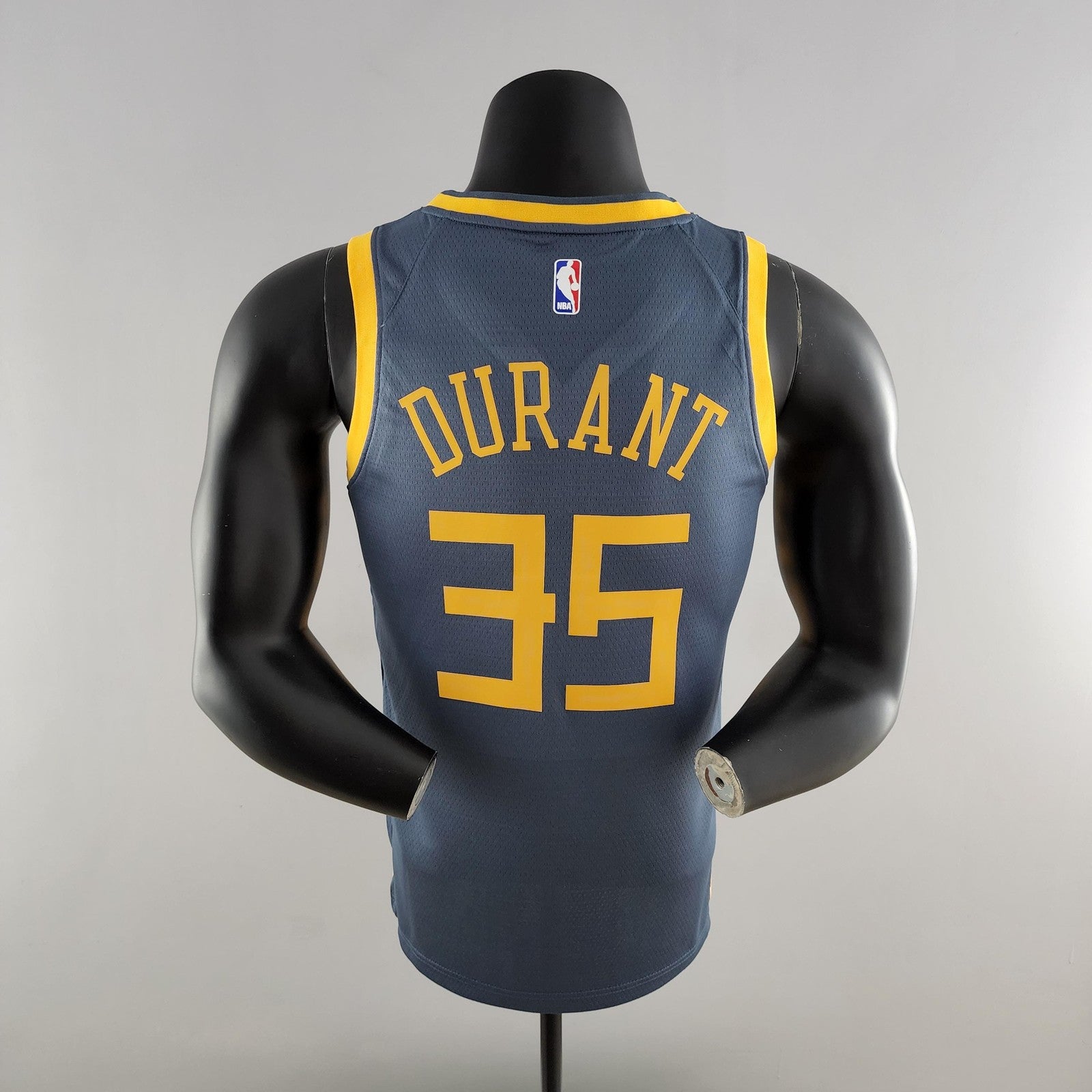 2018 Durant #35 Golden State Warriors Grey Nba Jersey
