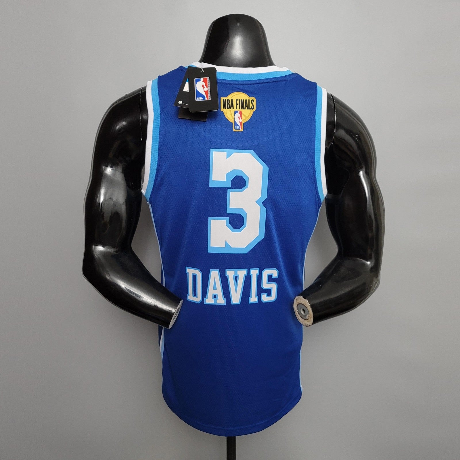 Retro Night Davis #3 Los Angeles Lakers Blue Nba Jersey Nike Connect Recognition