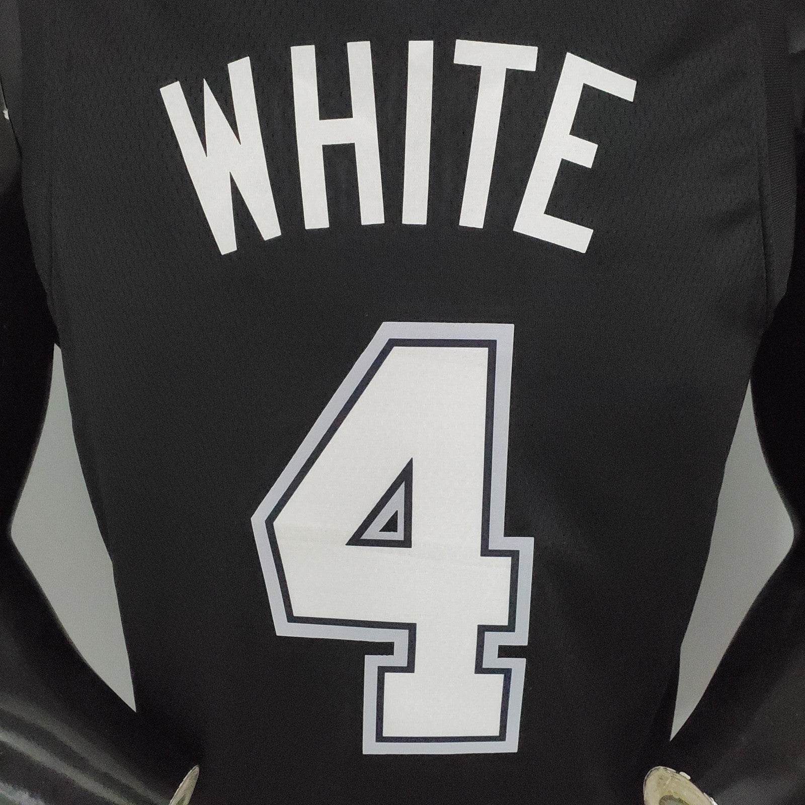 New White#4 Season Spurs City Edition Black Nba Jersey