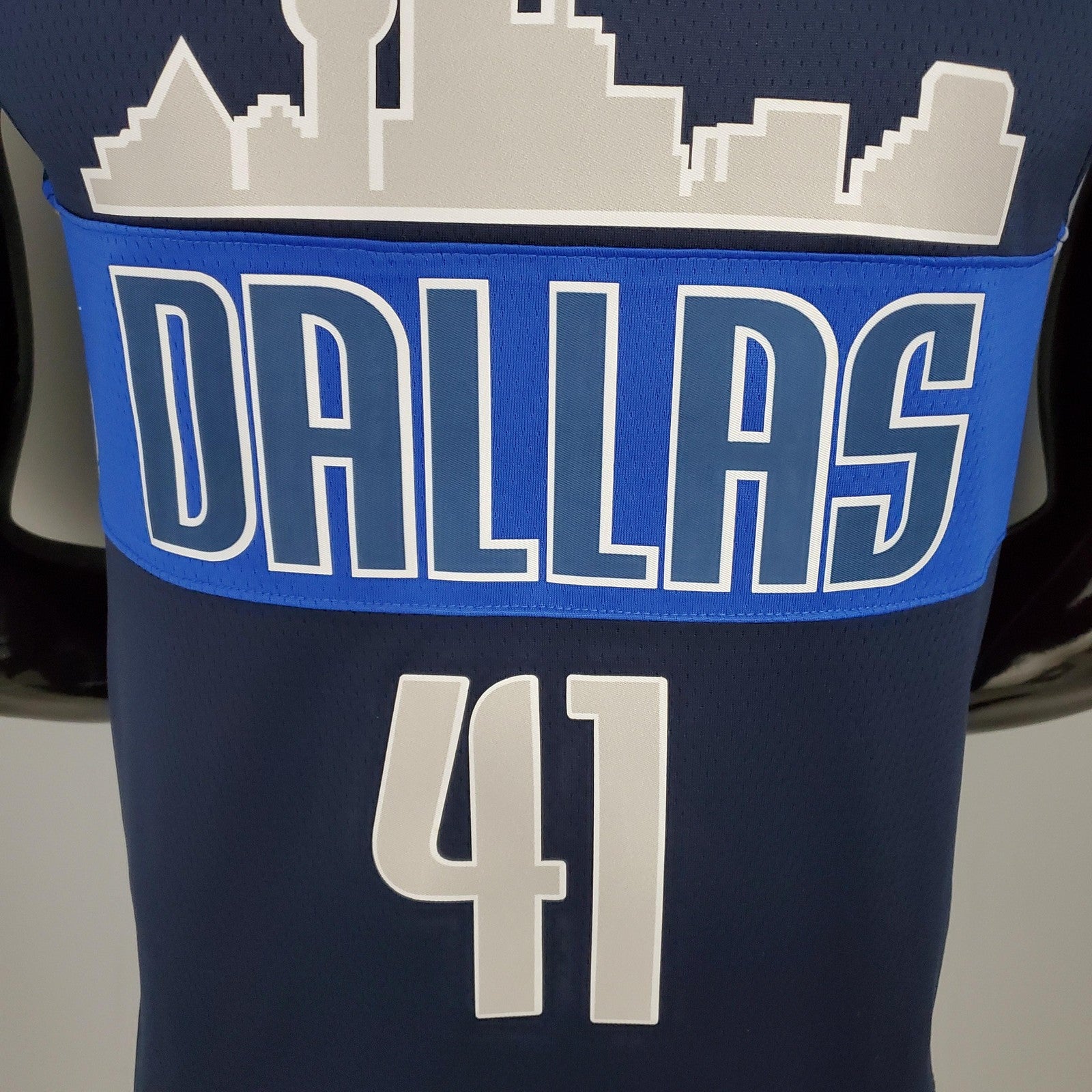 Dallas Mavericks Nowitzki#41 Lone Ranger Iceberg Edition Nba Jersey