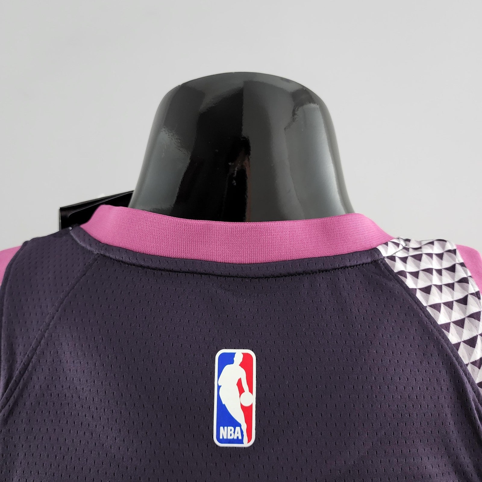 Minnesota Timberwolves Russell#0 Black and Purple Nba Jersey