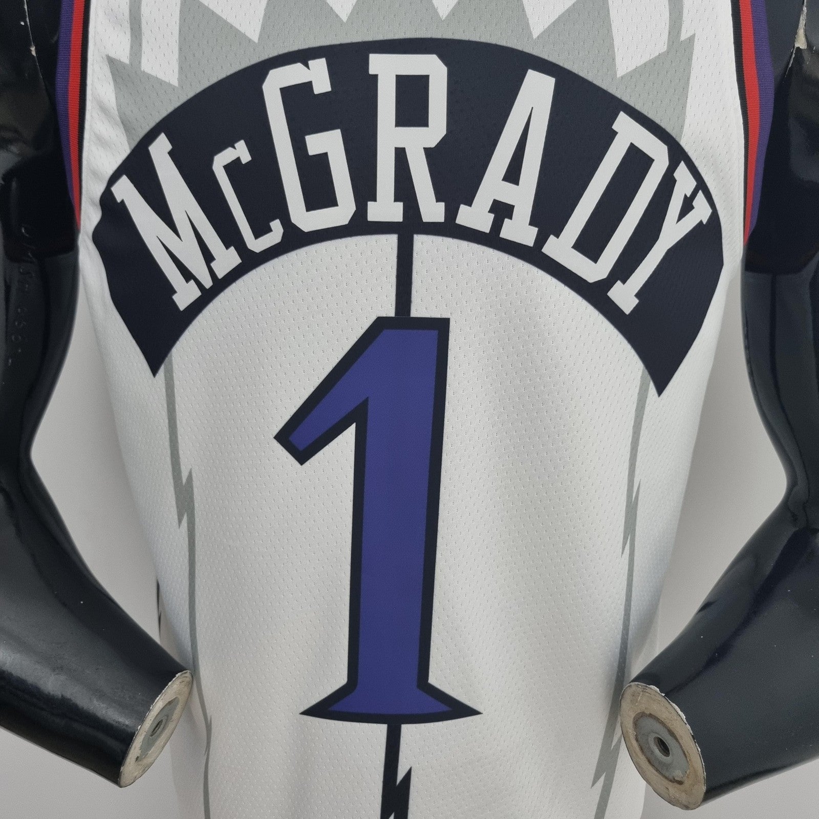 Toronto Raptors Mcgrady#1 White Nba Jersey