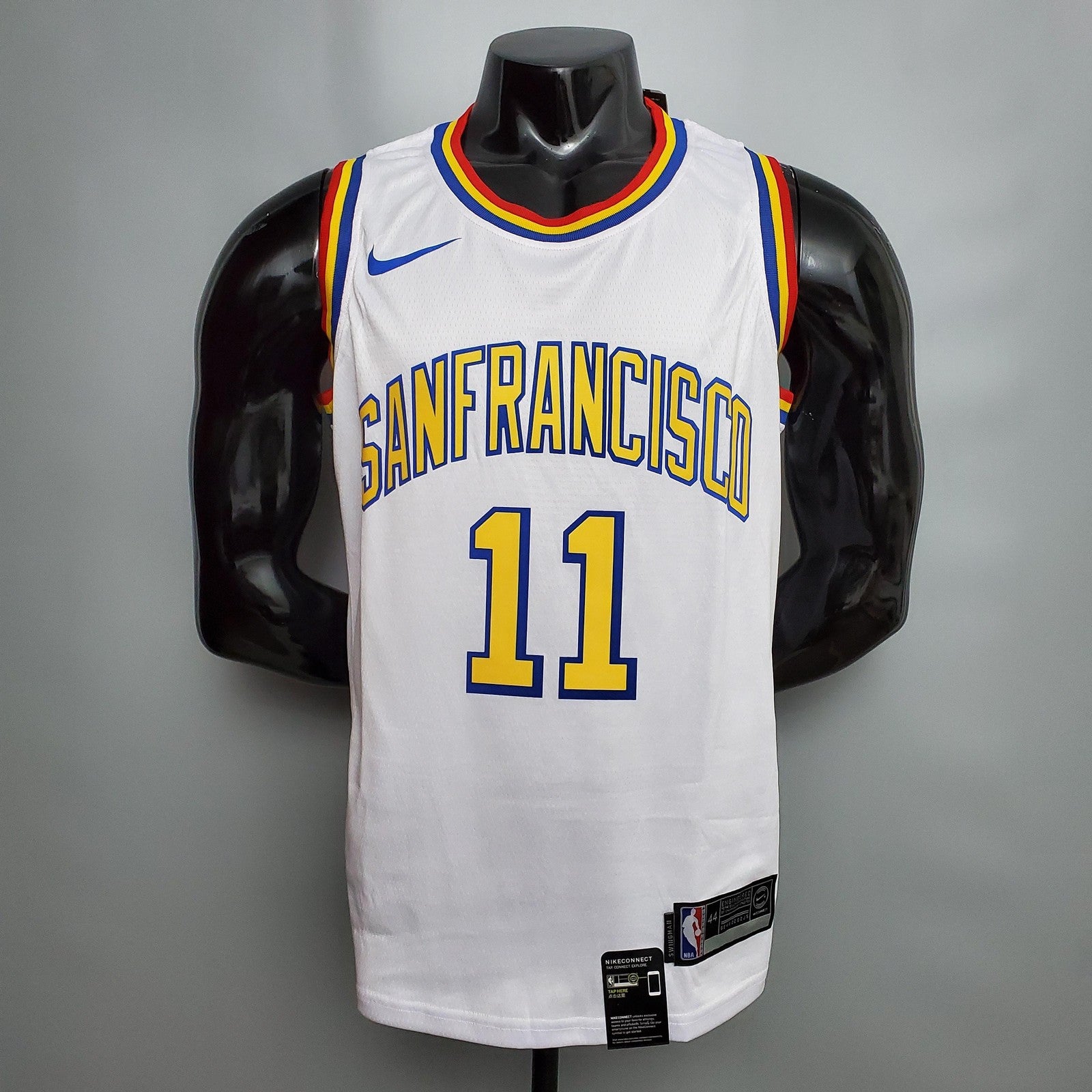 Thompson #11 Golden State Warriors Retro White Nba Jersey Nike Connect Recognition