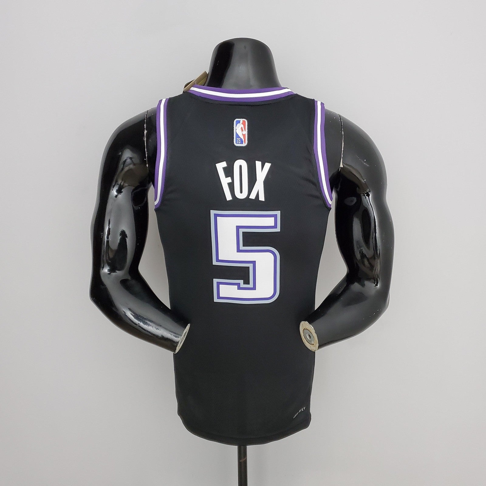2022 Season Fox#5 Kings City Edition Black Nba Jersey