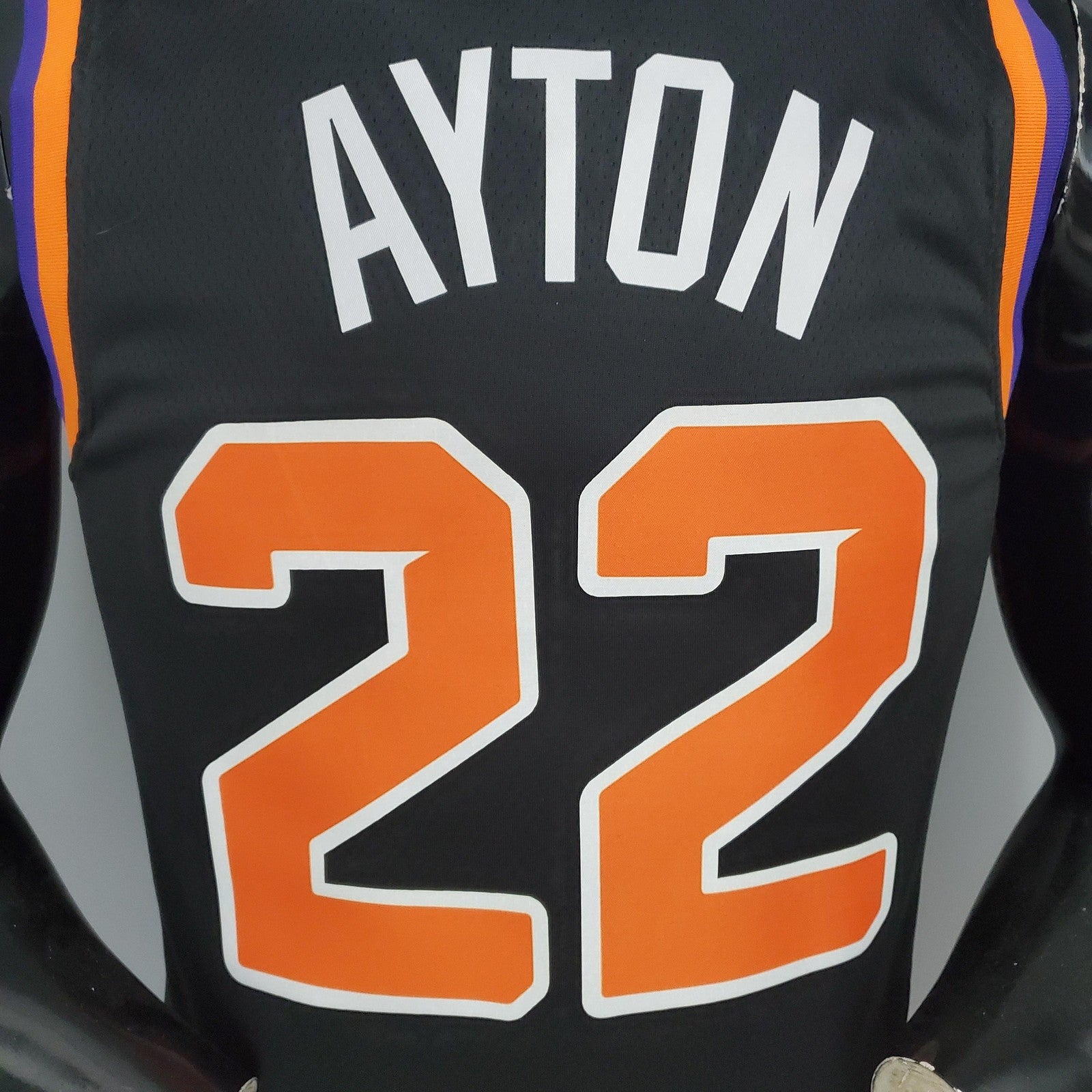 2021 Ayton#22 Suns Black Nba Jersey