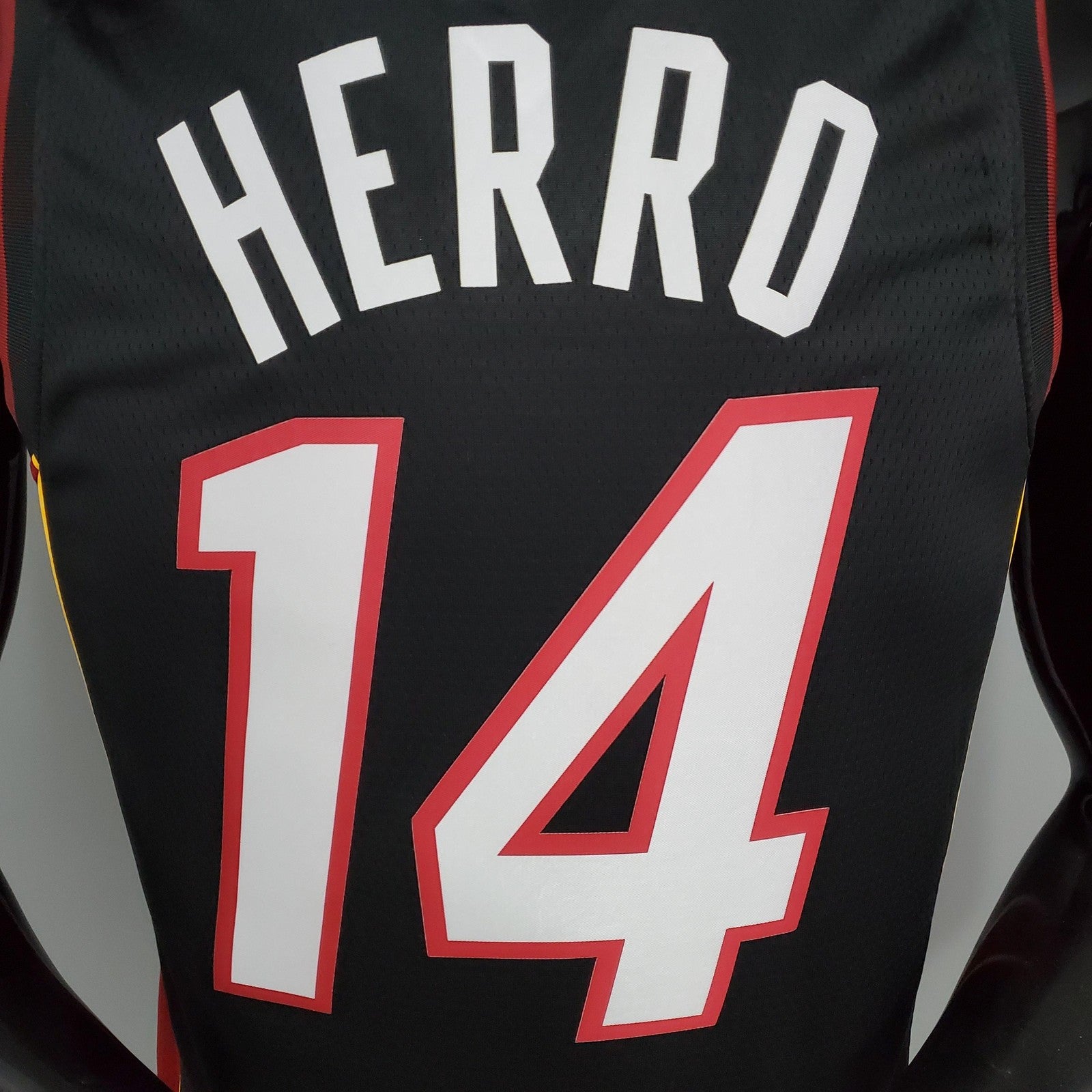 Miami Heat Herro#14 Black Nba Jersey