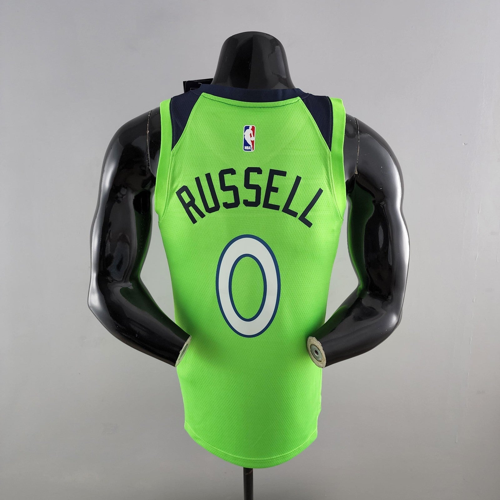 Minnesota Timberwolves Russell#0 Air Jordan Nba Jersey Blue