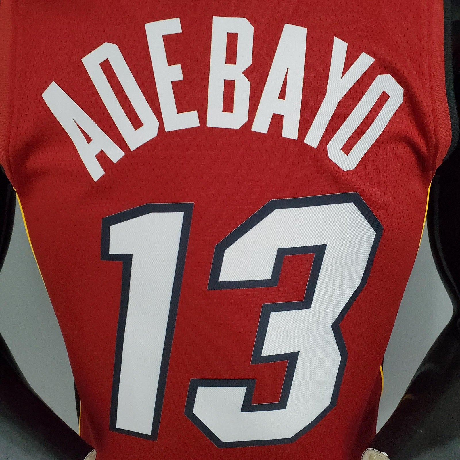 New Miami Heat Jordan Adebayo#13 Burgundy Nba Jersey