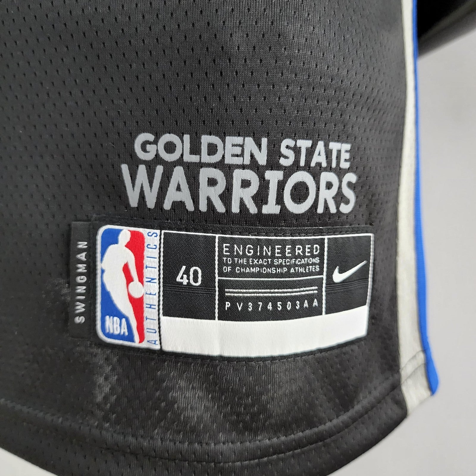2020 Thompson #11 Warriors City Edition Black &amp; Grey Nba Jersey