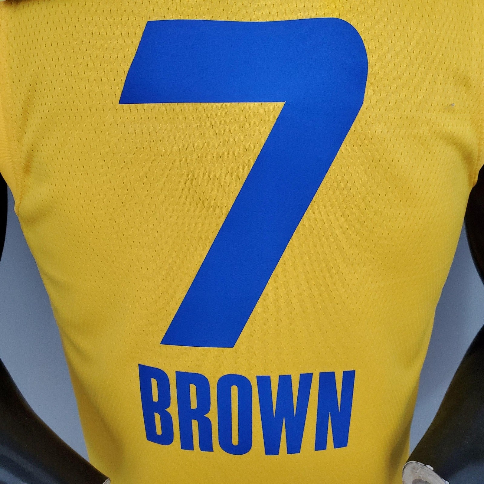 2021 Brown#7 All Star Yellow Nba Jersey